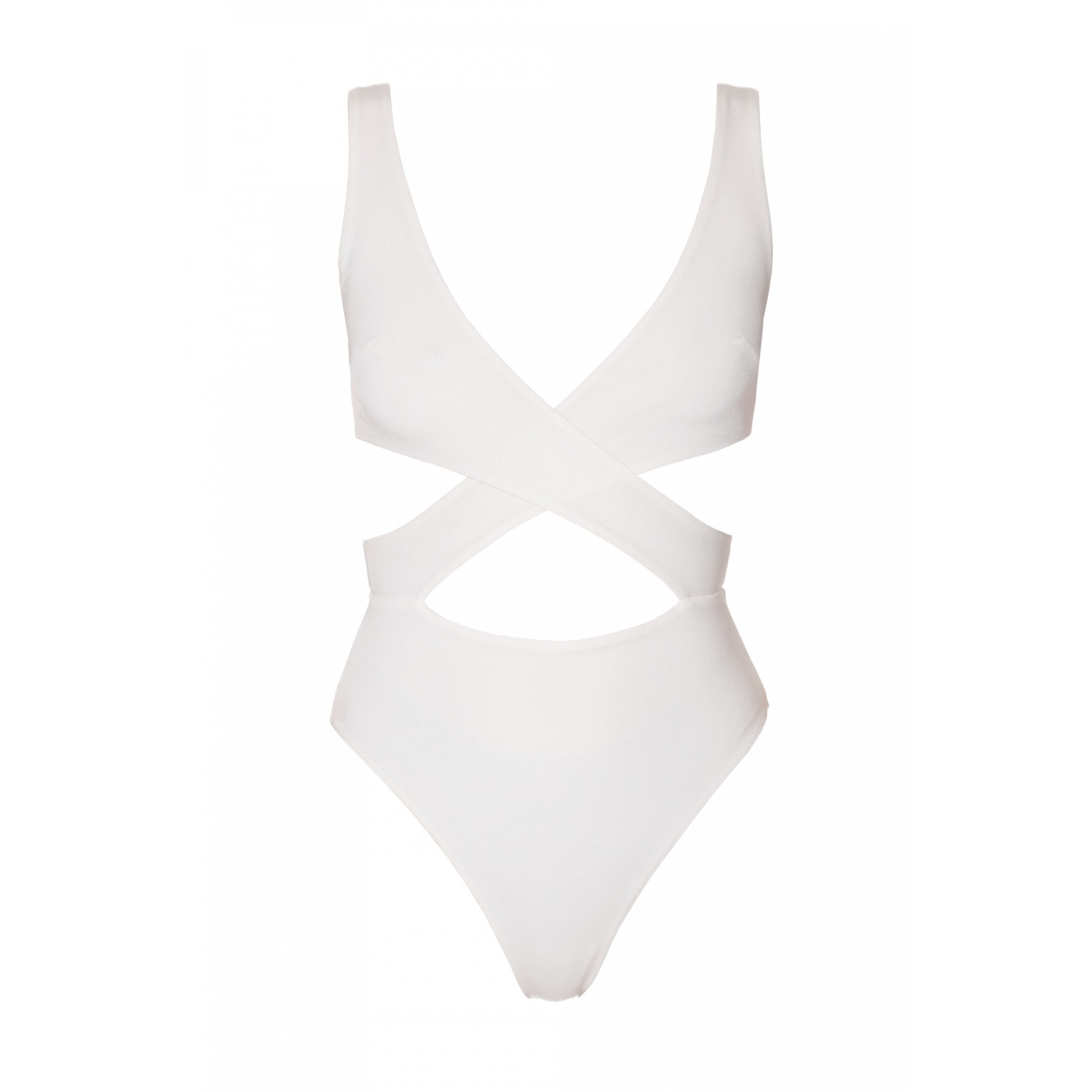 Aggi By Halewski Women's Nola Off White Bodysuit In White