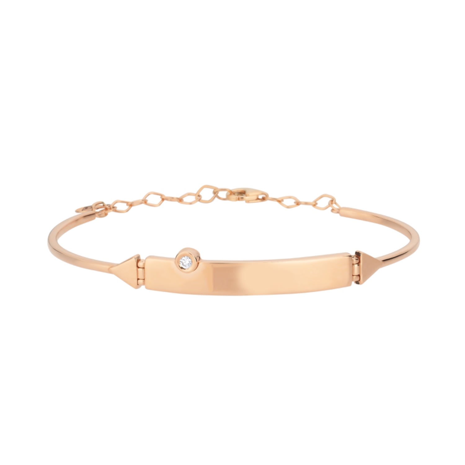 Dime Tribe Women's Rose Gold Plate Bracelet