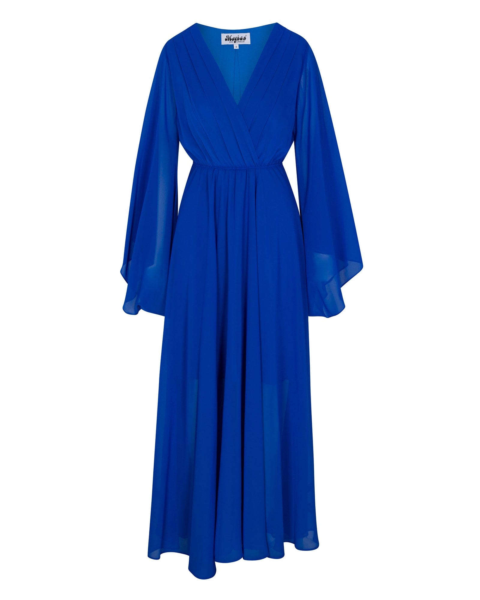 Women’s Blue Sunset Maxi Dress - Royal Small Meghan Fabulous