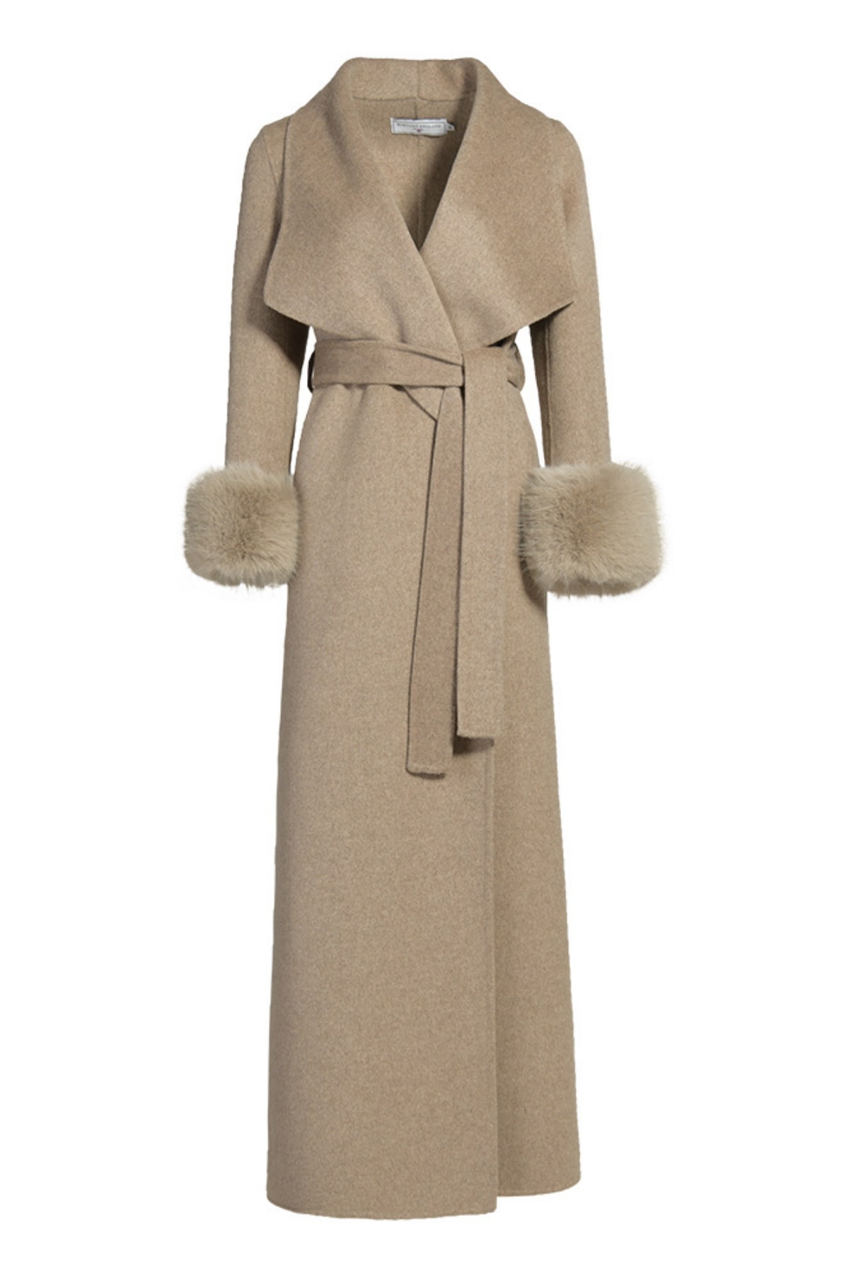 Hortons England Women's Neutrals Kensington Cashmere Coat Fawn In Brown