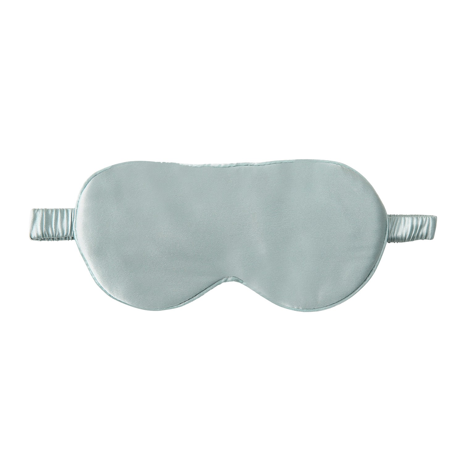 Soft Strokes Silk Green Pure Mulberry Aviator Style Silk Eye Mask Set Of Two In Italian Parsley In Green