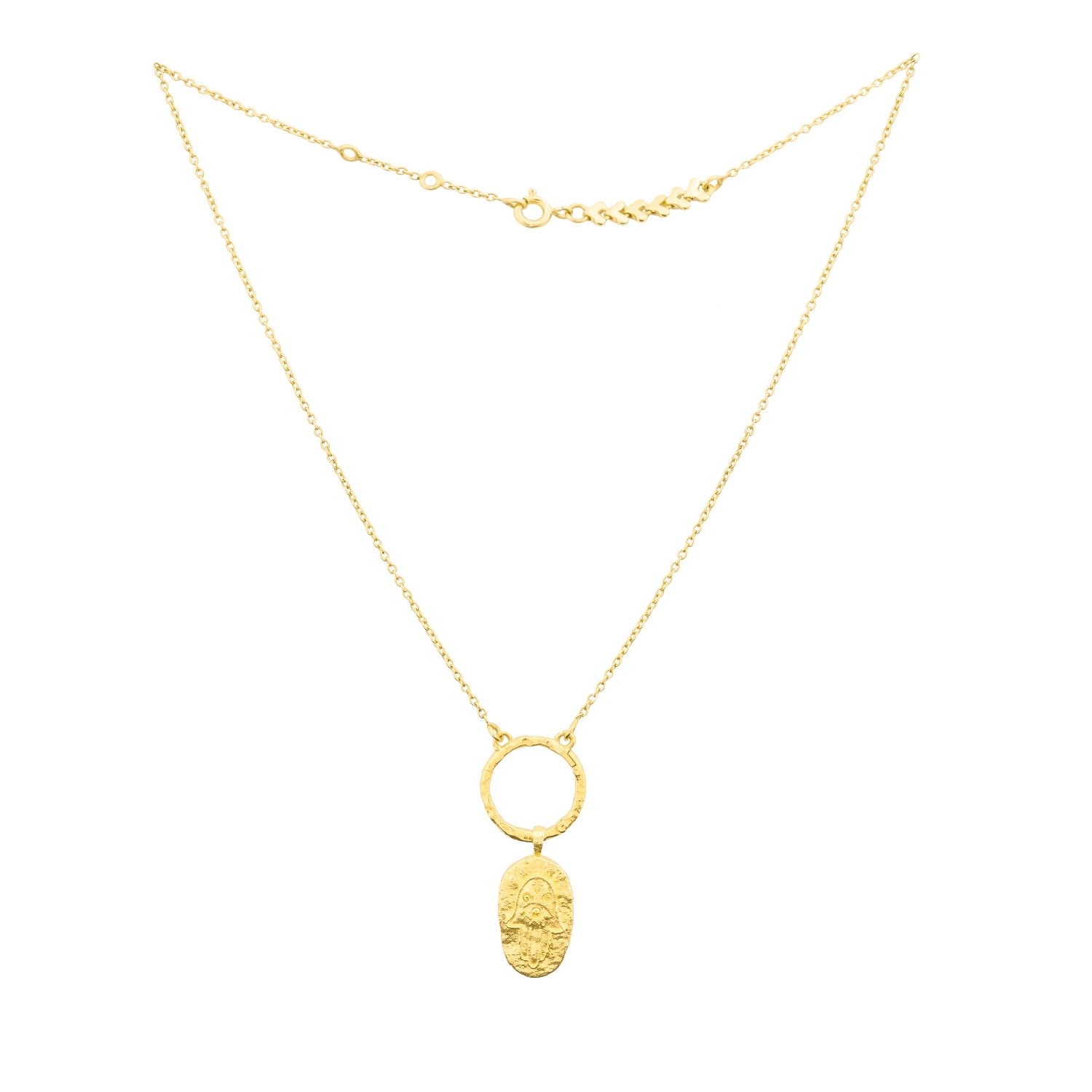 Kensho Heirlooms Women's Eternal Vision In Your Palm Gold Charm In Gold