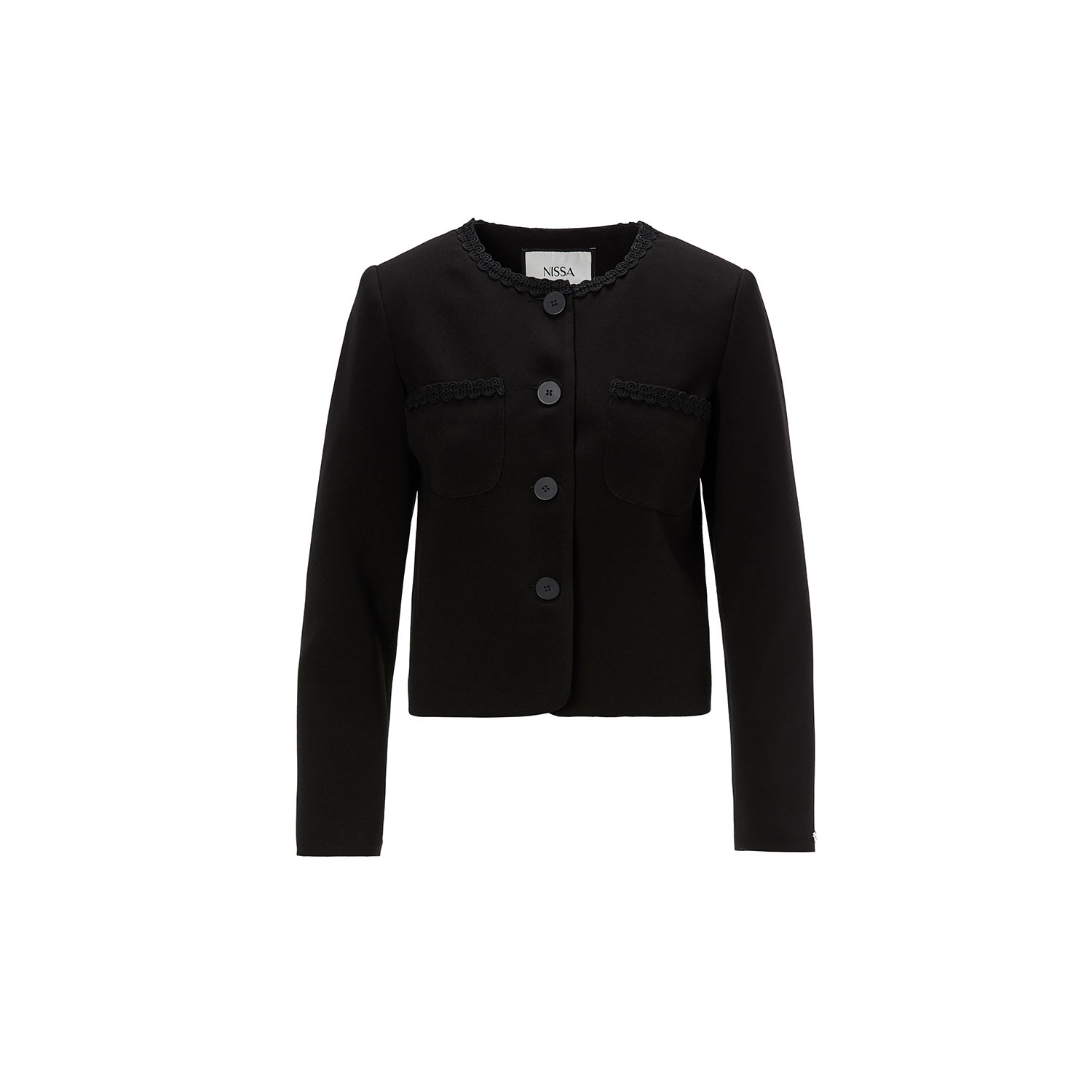 Women’s Straight-Cut Jacket Black Extra Small Nissa