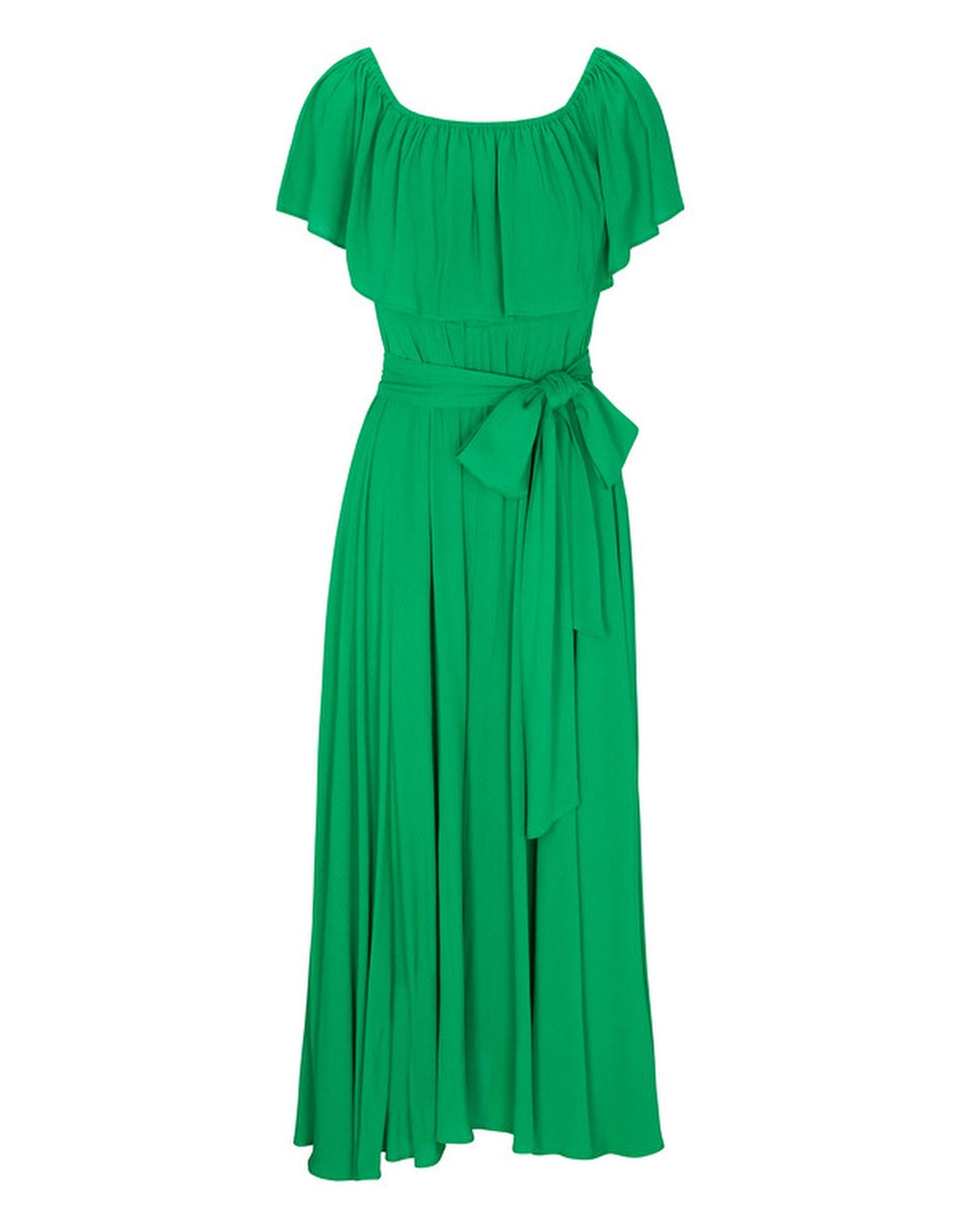 Meghan Fabulous Women's Green Morning Glory Maxi Dress - Emerald