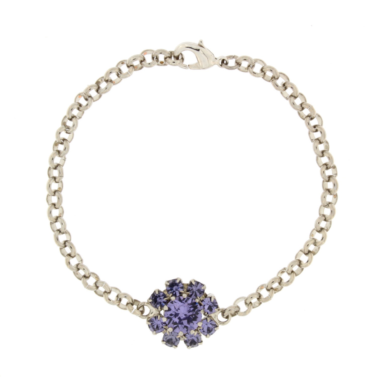 Women’s Pink / Purple Florentine Garden Bracelet In Tanzanite Rosaspina Firenze