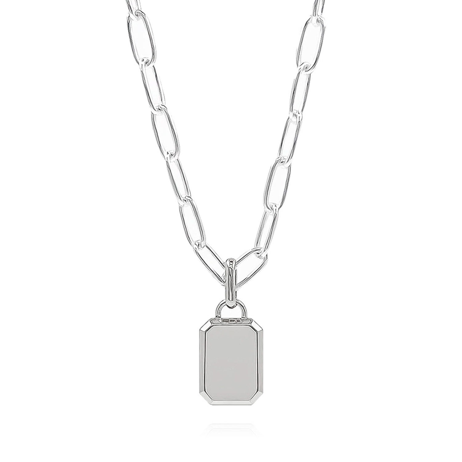 Women’s Petit Pariapt Pendant Silver Chain Necklace Côté Caché