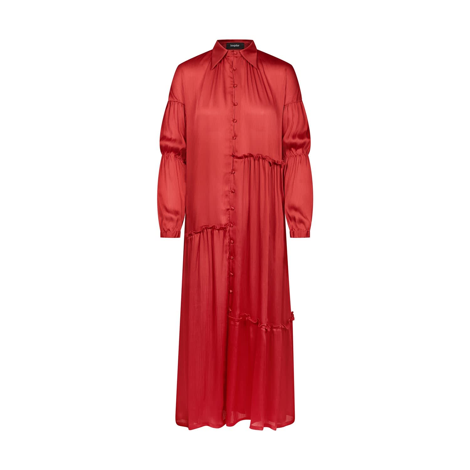 sheer maxi shirt dress