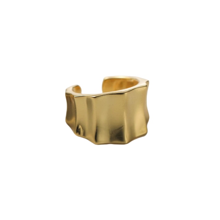 Gold Trip Women's Structured Ear Cuff In Gold