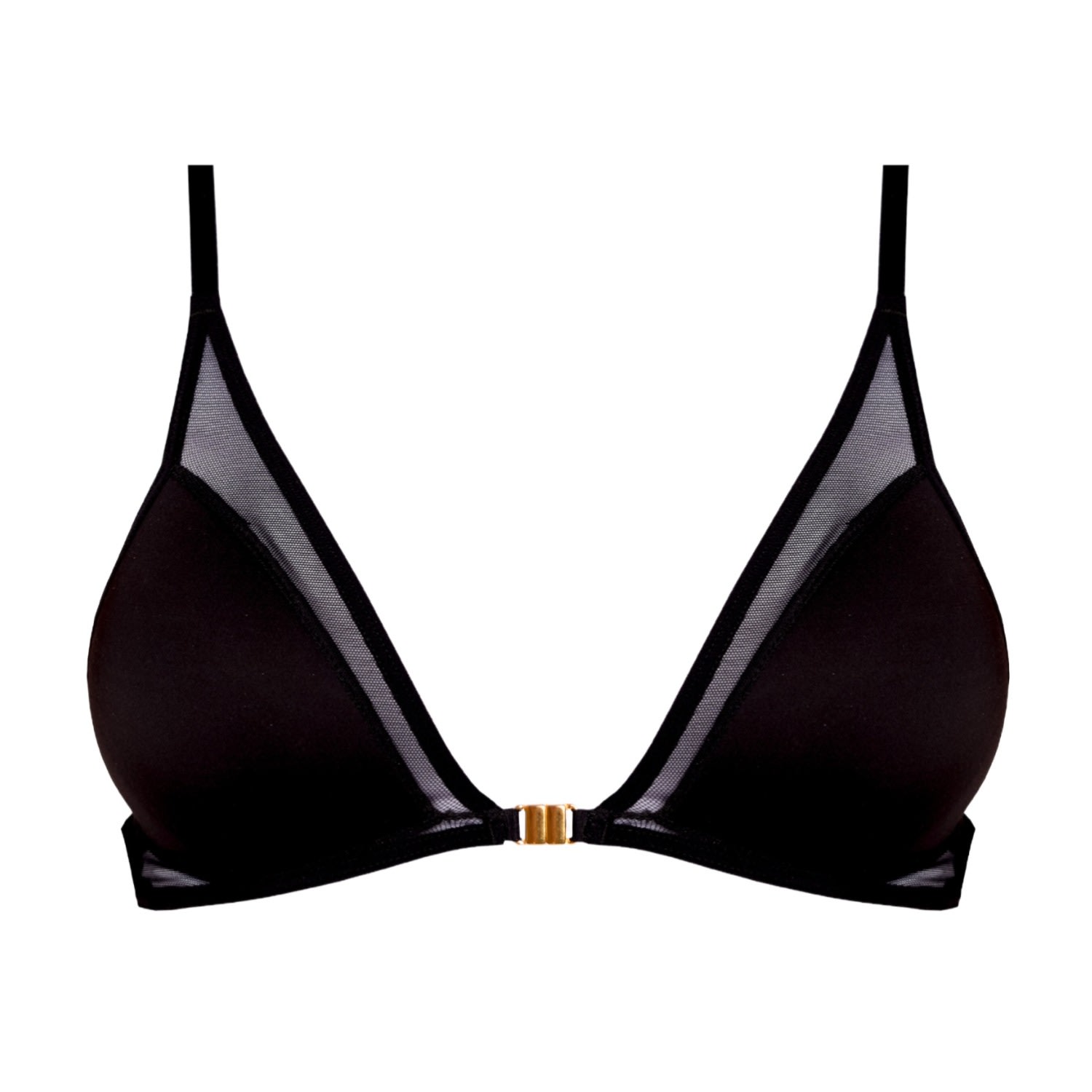 Women’s Stella Black Bra Recycled Large Zelf Intimates