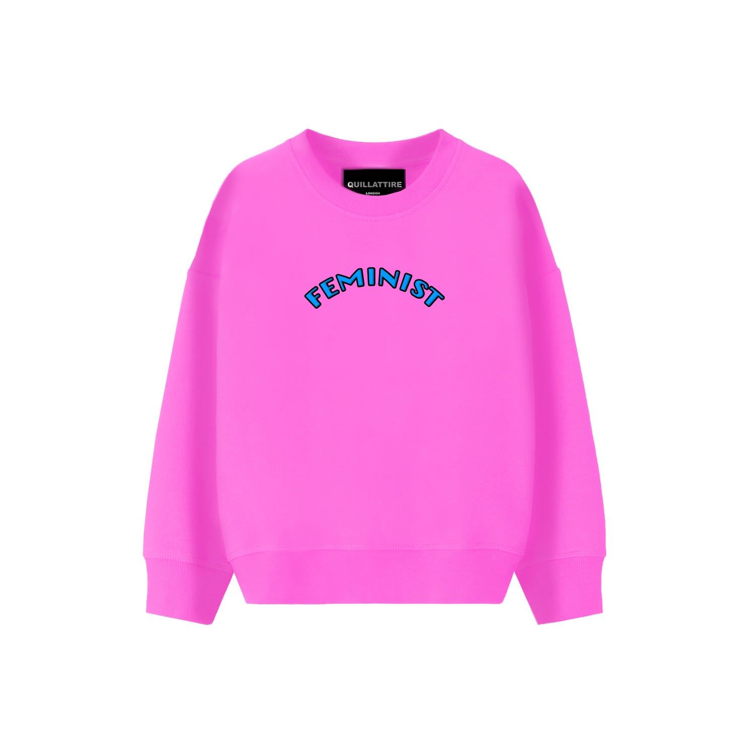 Women’s Pink / Purple Feminist Sweatshirt - Pink & Purple Extra Large Quillattire