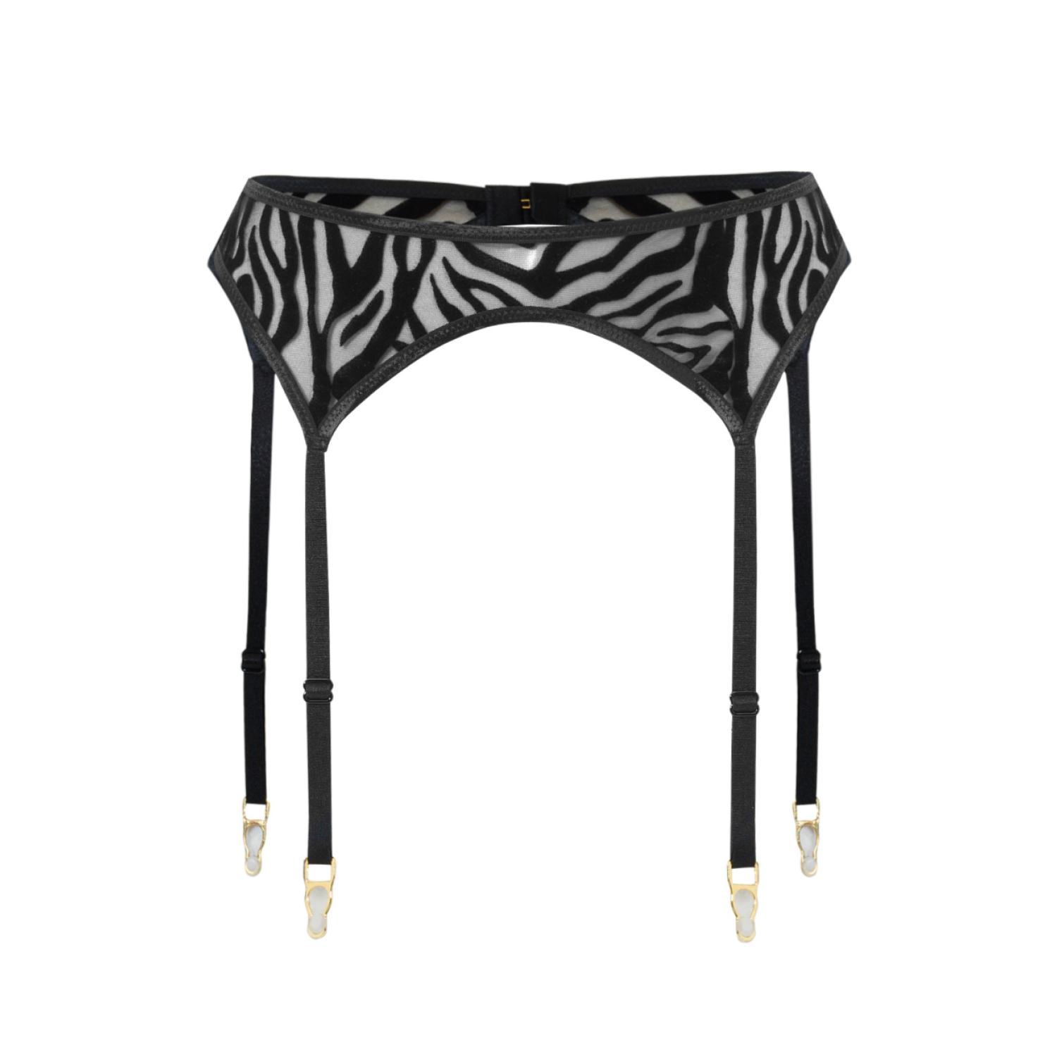 Perilla Women's Wanted Garter Belt Black In Black