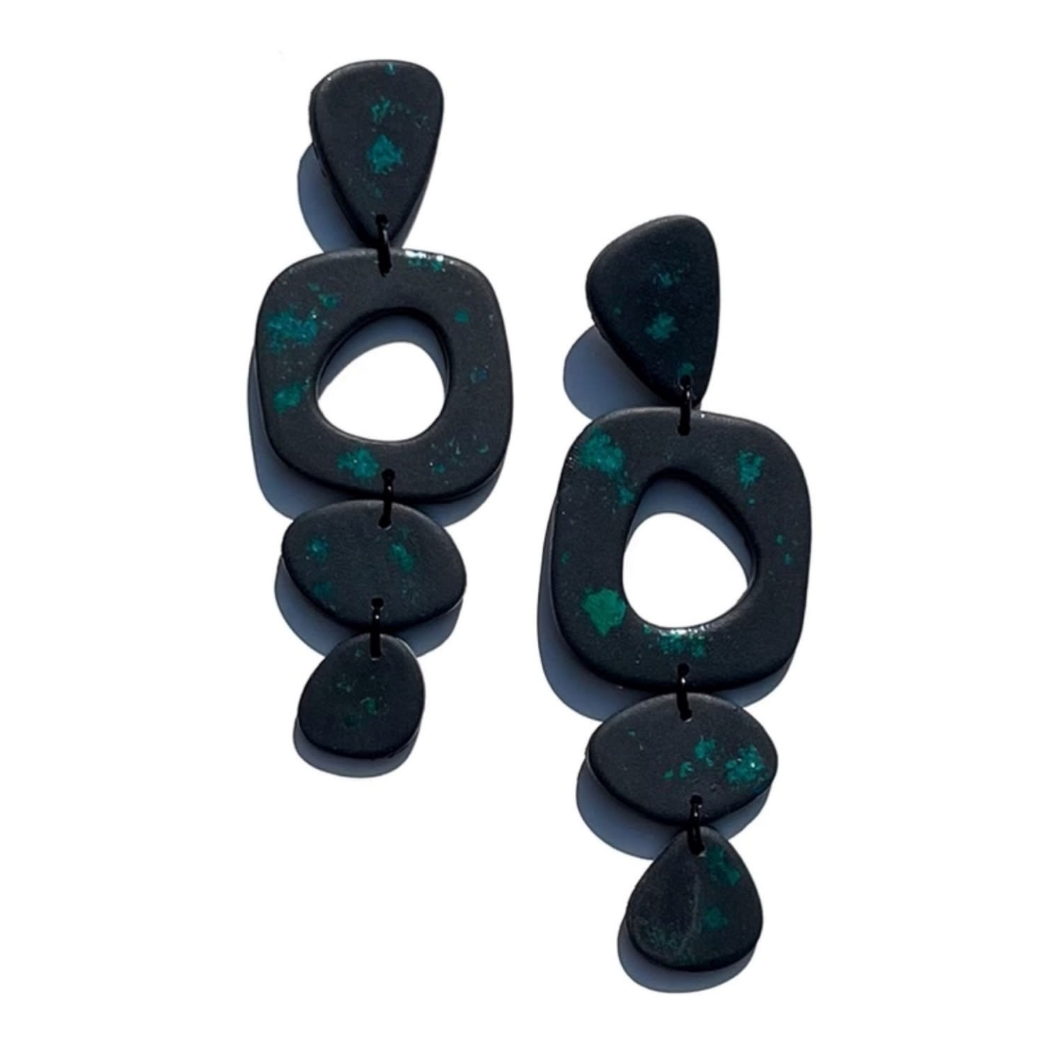 Babaloo Jewelry Women's Black Midnight Statement Dangle