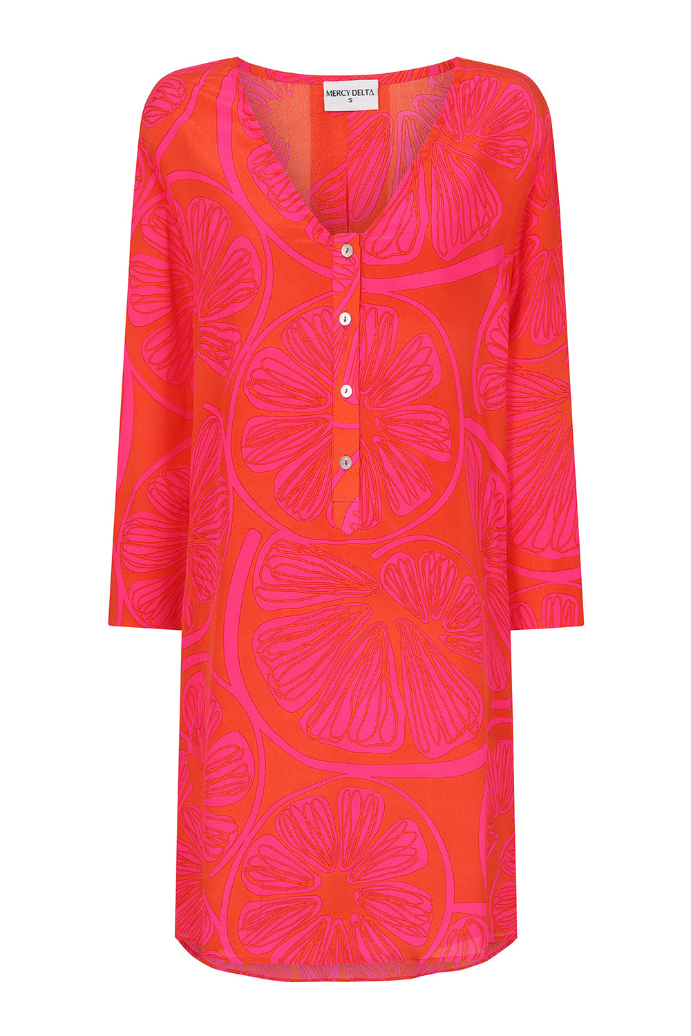 Mercy Delta Women's Pink / Purple / Yellow Lambton Limoncello Pompelmo Dress