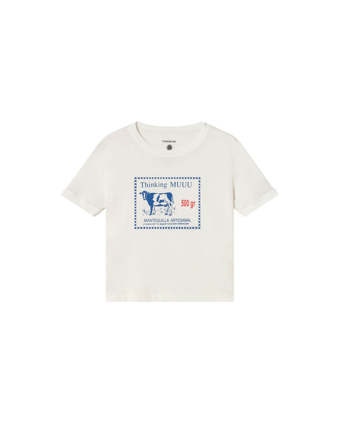 Thinking Mu Women's White Mantega Zowi R T-shirt In White