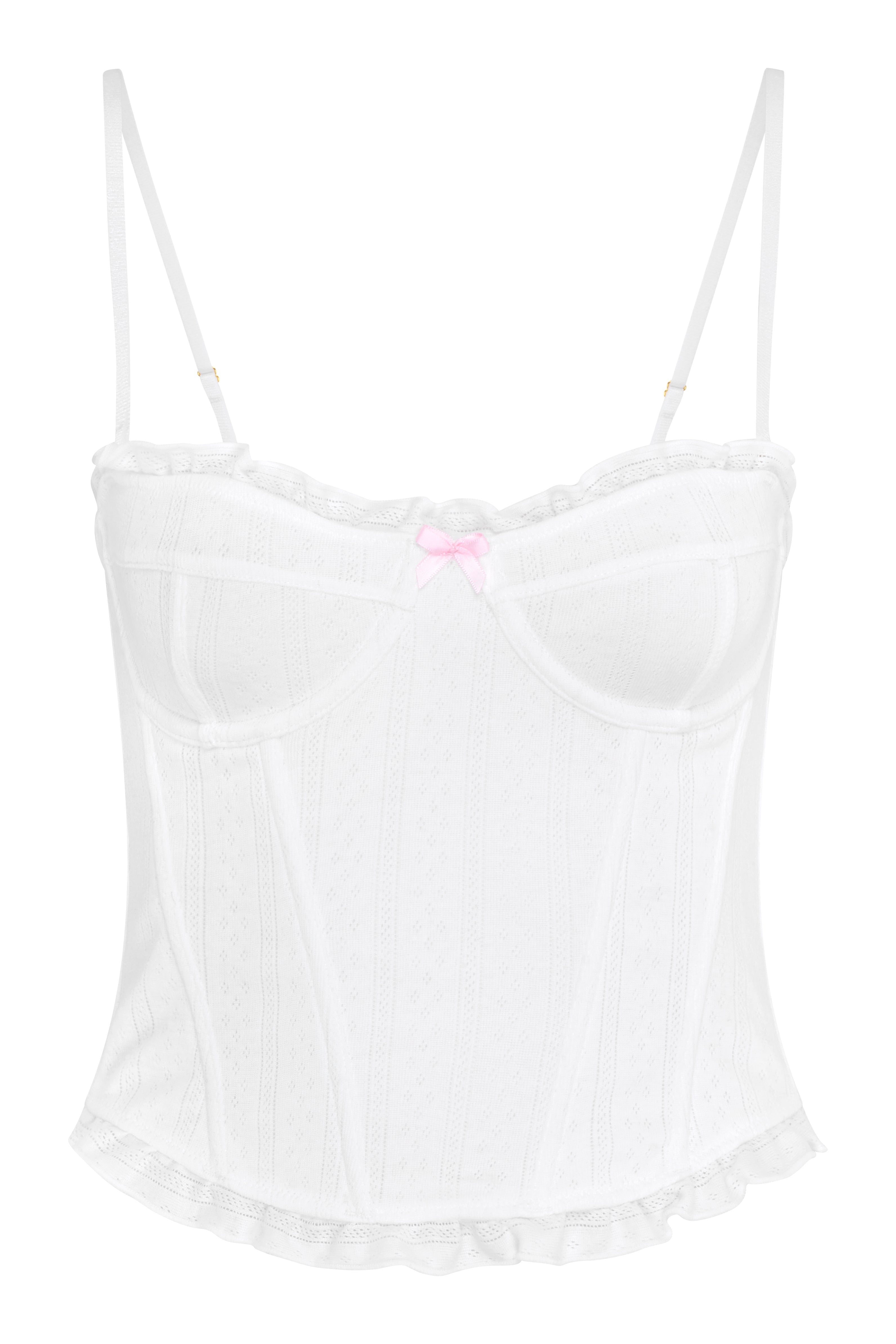 Wild Lovers London Women's White Jennifer Corset In White