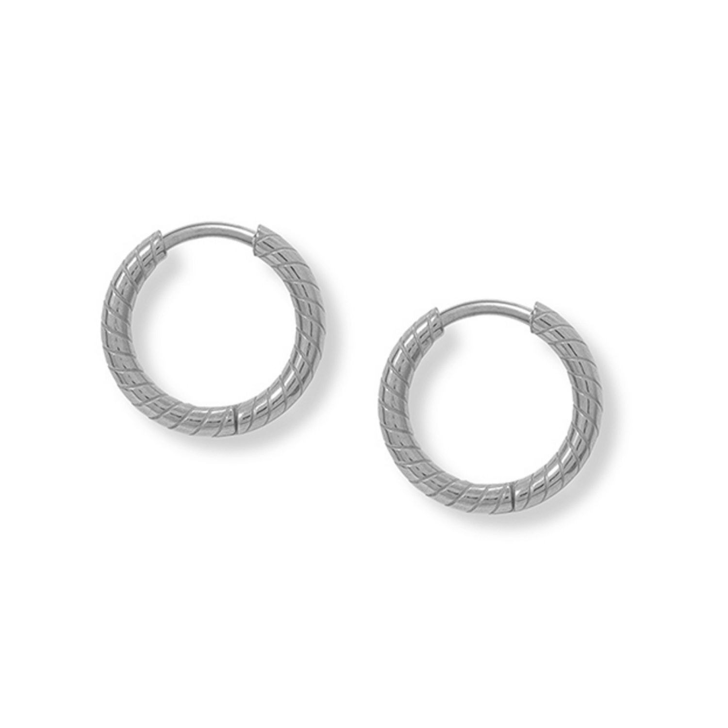 A Weathered Penny Women's Silver Seren Hoops In Metallic