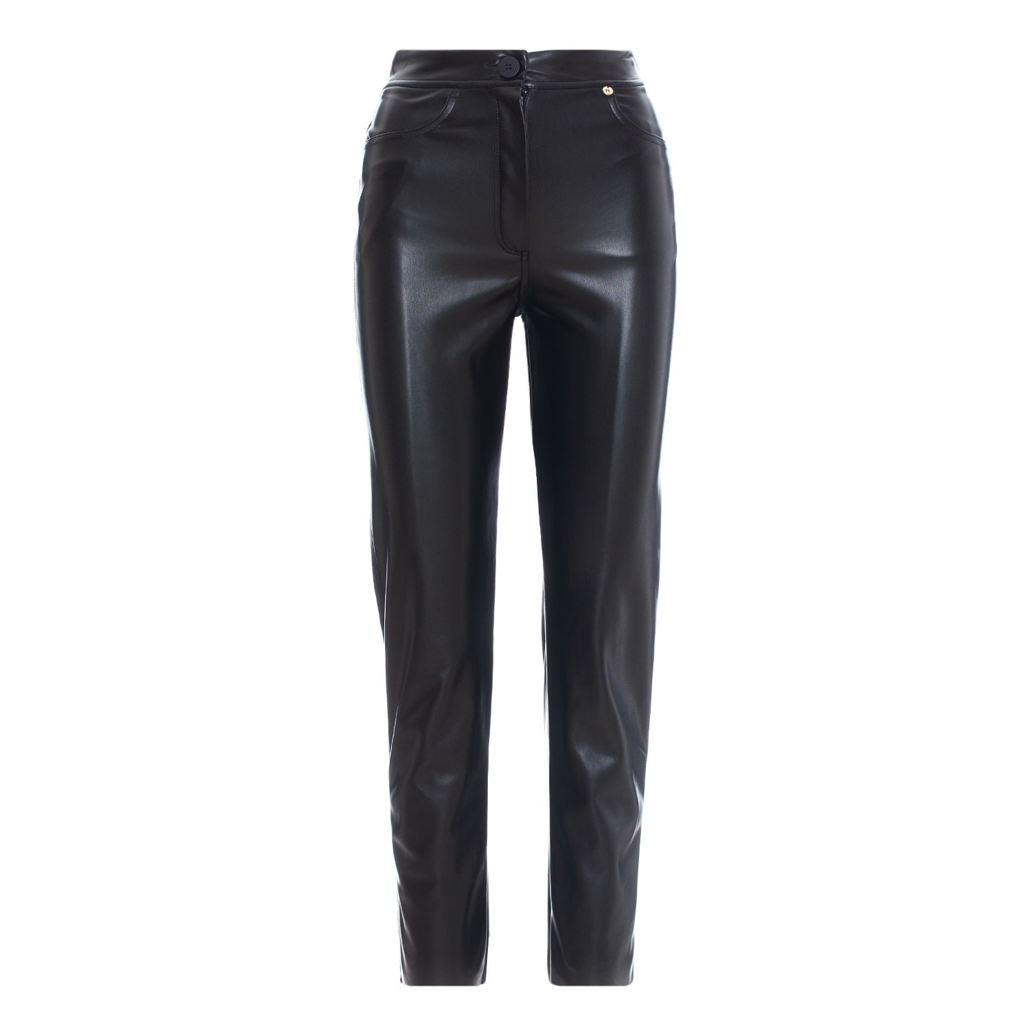 Women’s Black Faux Leather Pants Extra Small Nissa