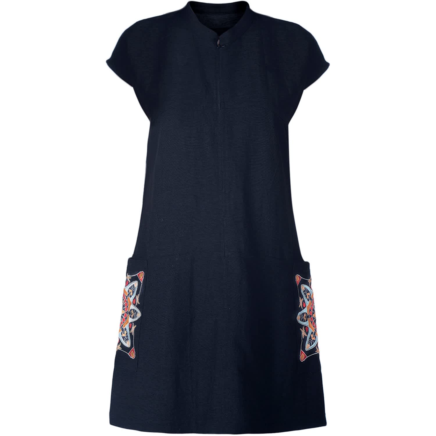 raw silk shift dress