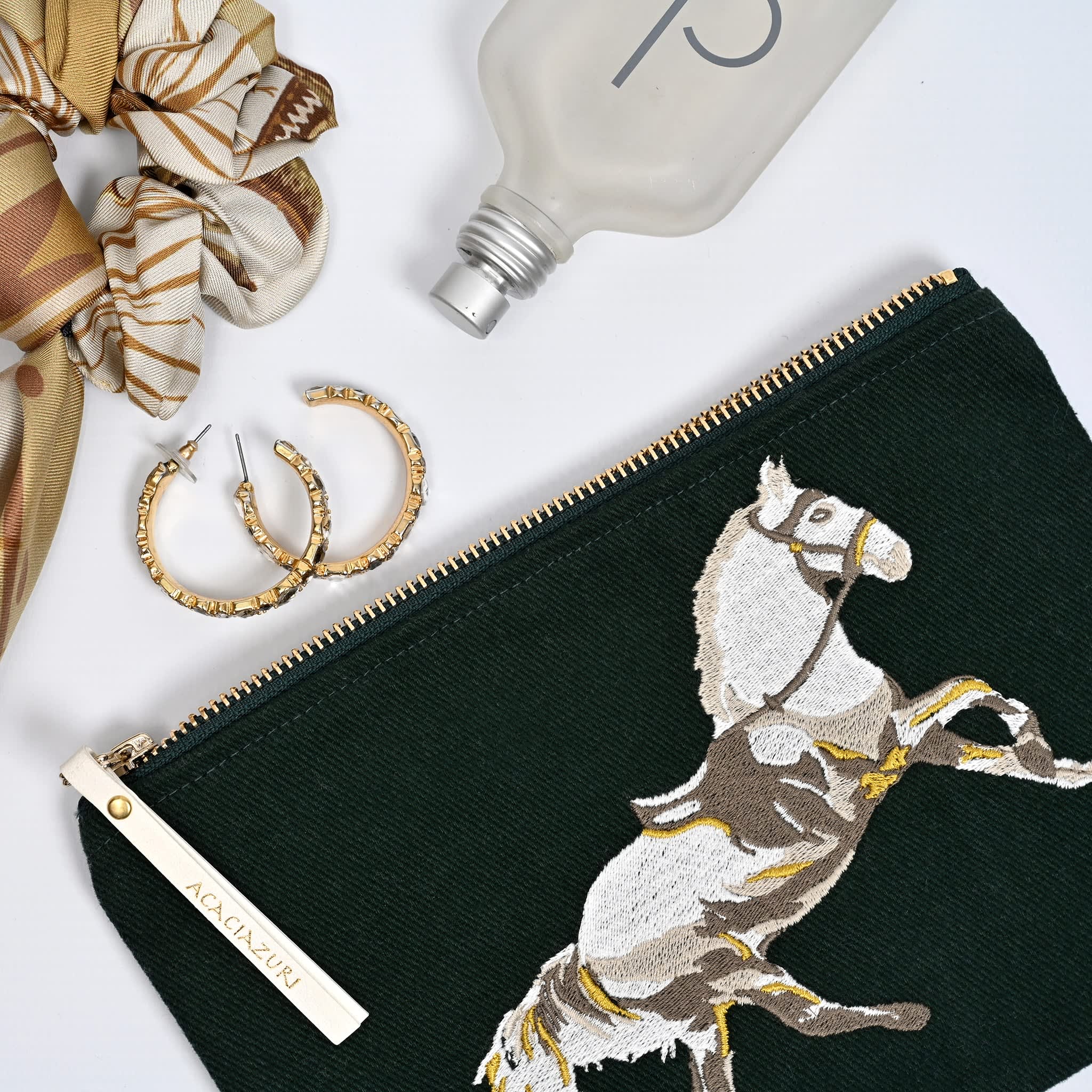 The Equestrian Embroidered Bag | AcaciaZuri | Wolf & Badger