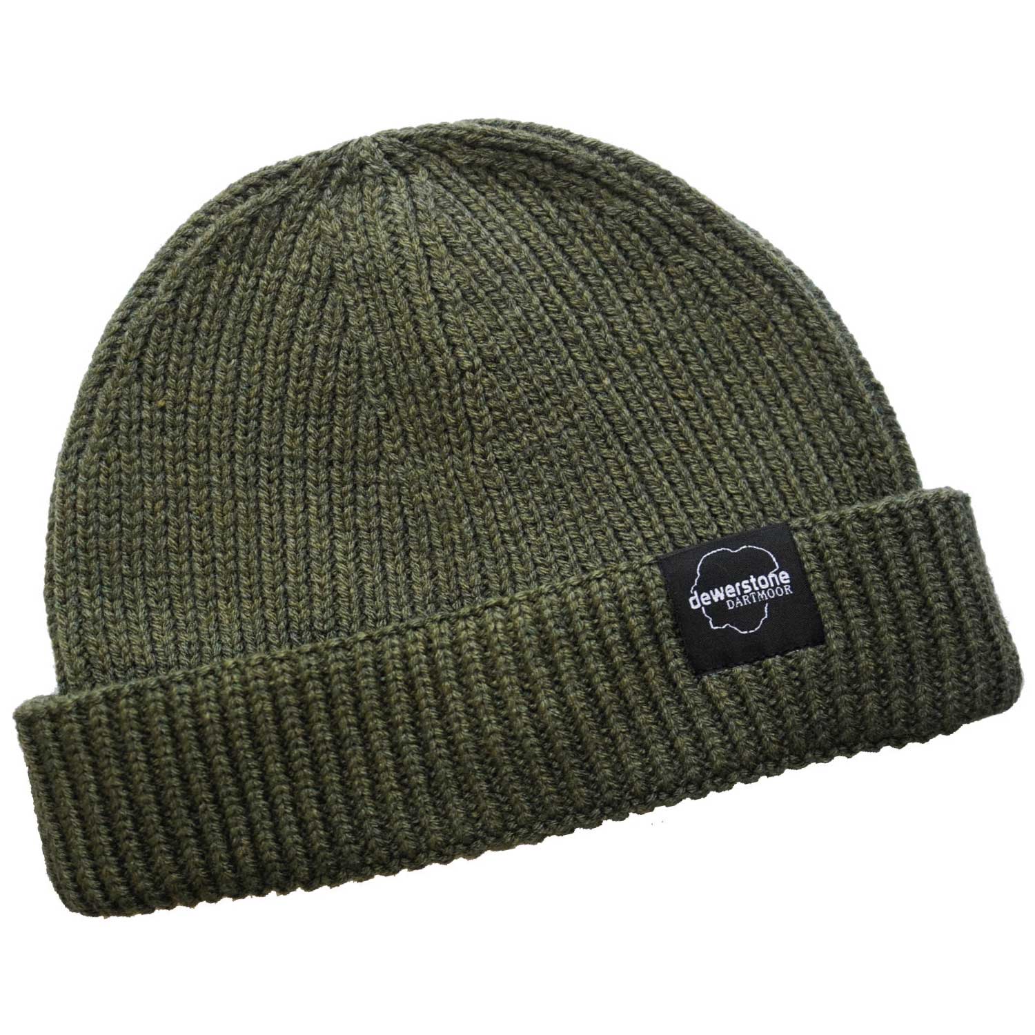 Dewerstone Men's Black Stroller Recycled Beanie - Khaki In Black