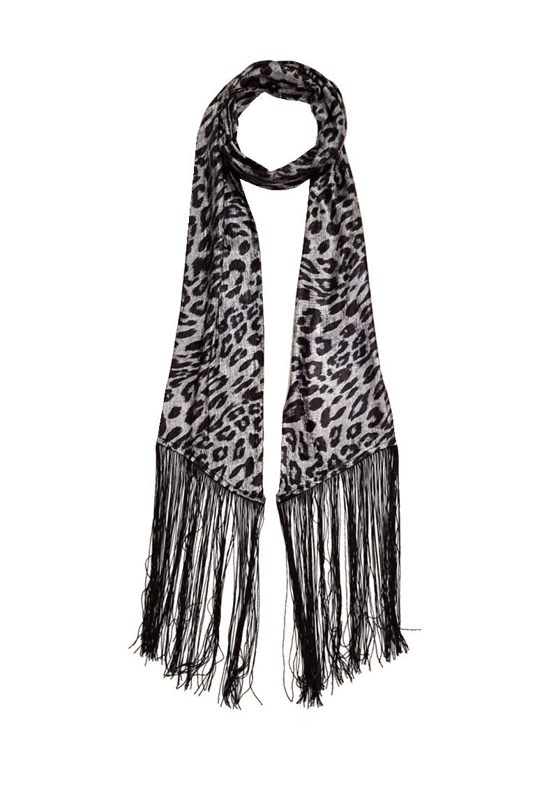 Nooki Design Women's Stevie Lame Scarf-silver Leo In Silver