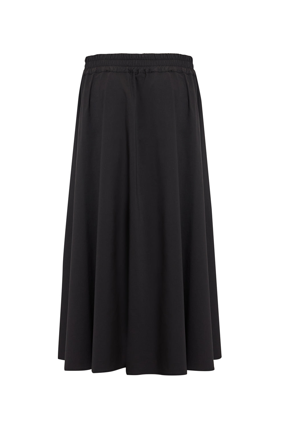 Women's Chic Pleated Midi Skirt