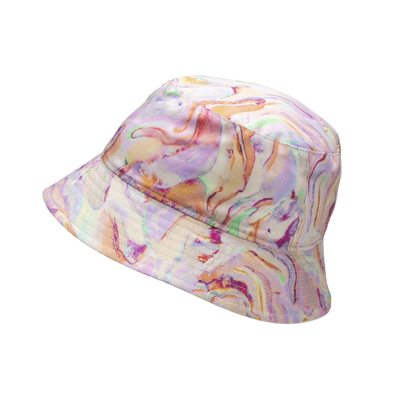 Mahla Women's Rainbow Marble Bucket Hat In Pink