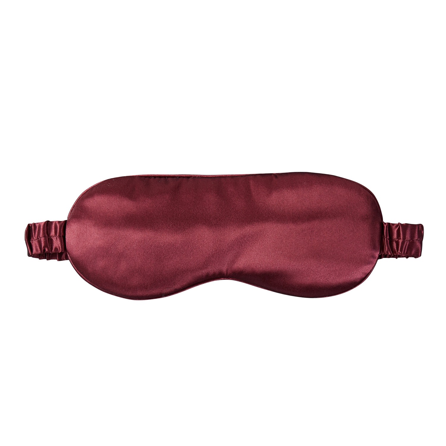 Red Pure Mulberry Silk Eye Mask Set Of Two In Burgundy One Size Soft Strokes Silk