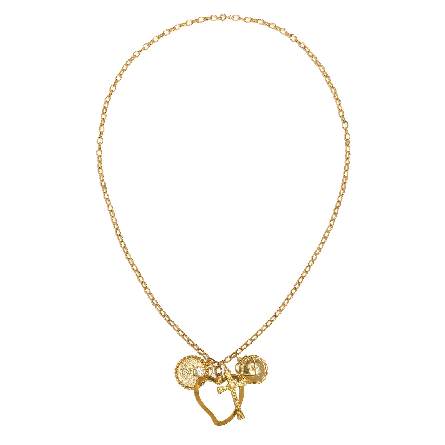 Caramel Vintage Jewellery Women's Vintage Gold Plated Joy Necklace