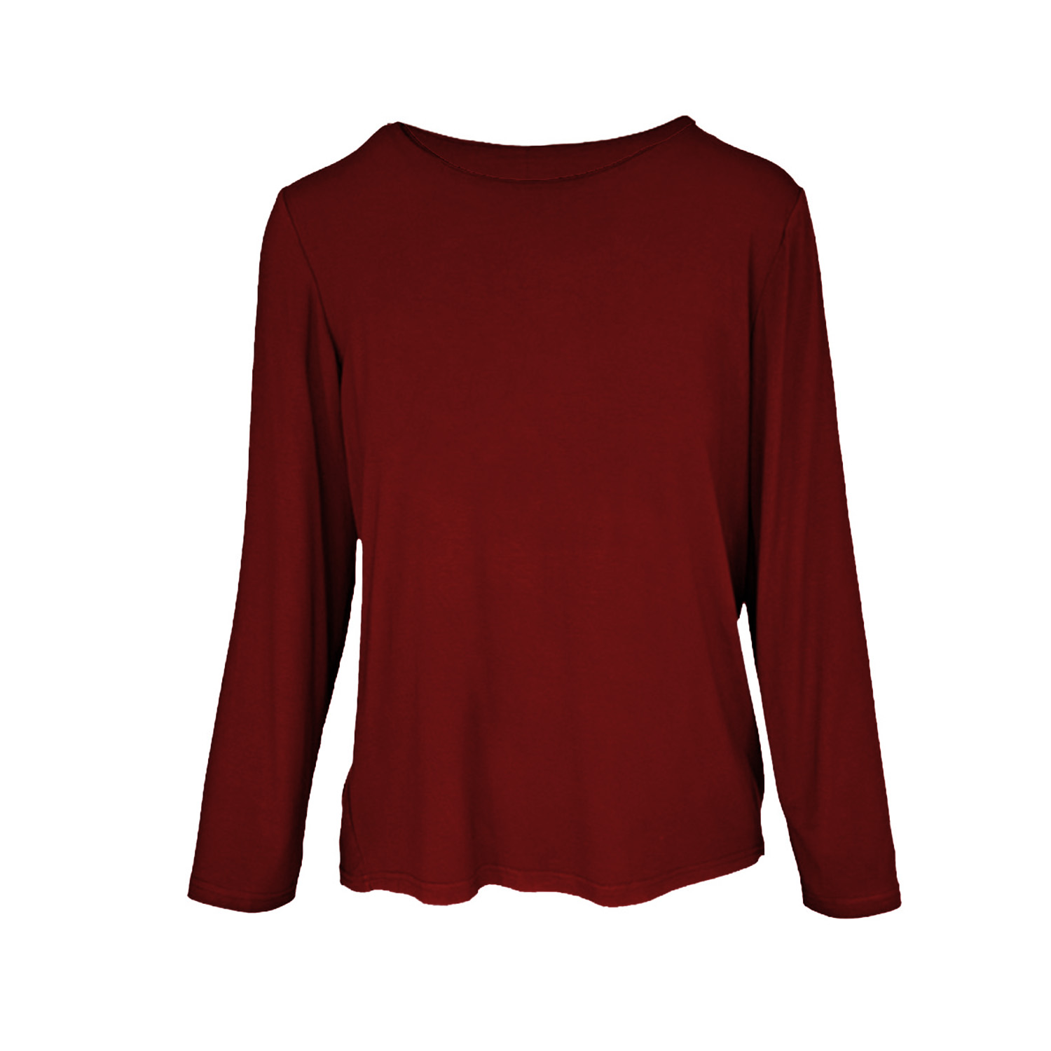 Haris Cotton Women's Bamboo Long Sleeved Blouse Red In Red