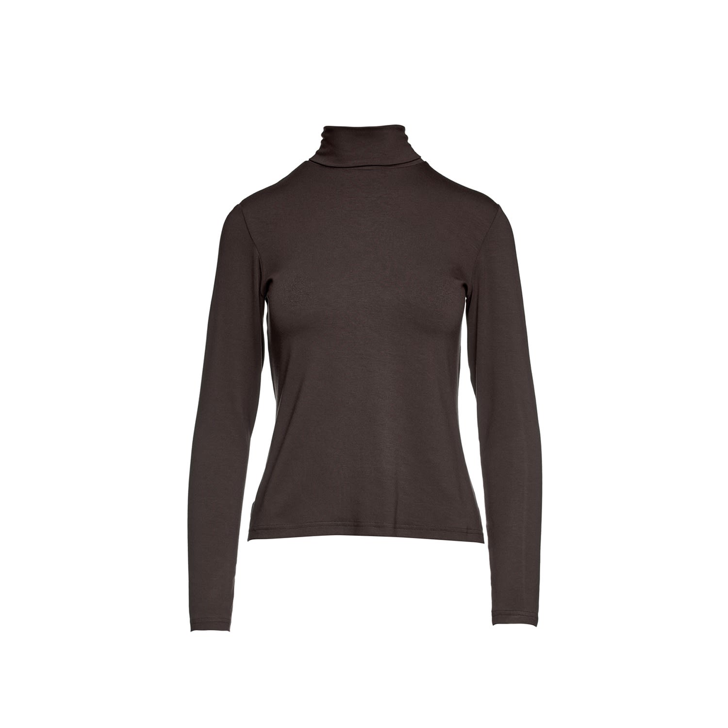 Women’s Brown Long Sleeve Polo Neck Jumper Extra Small Conquista