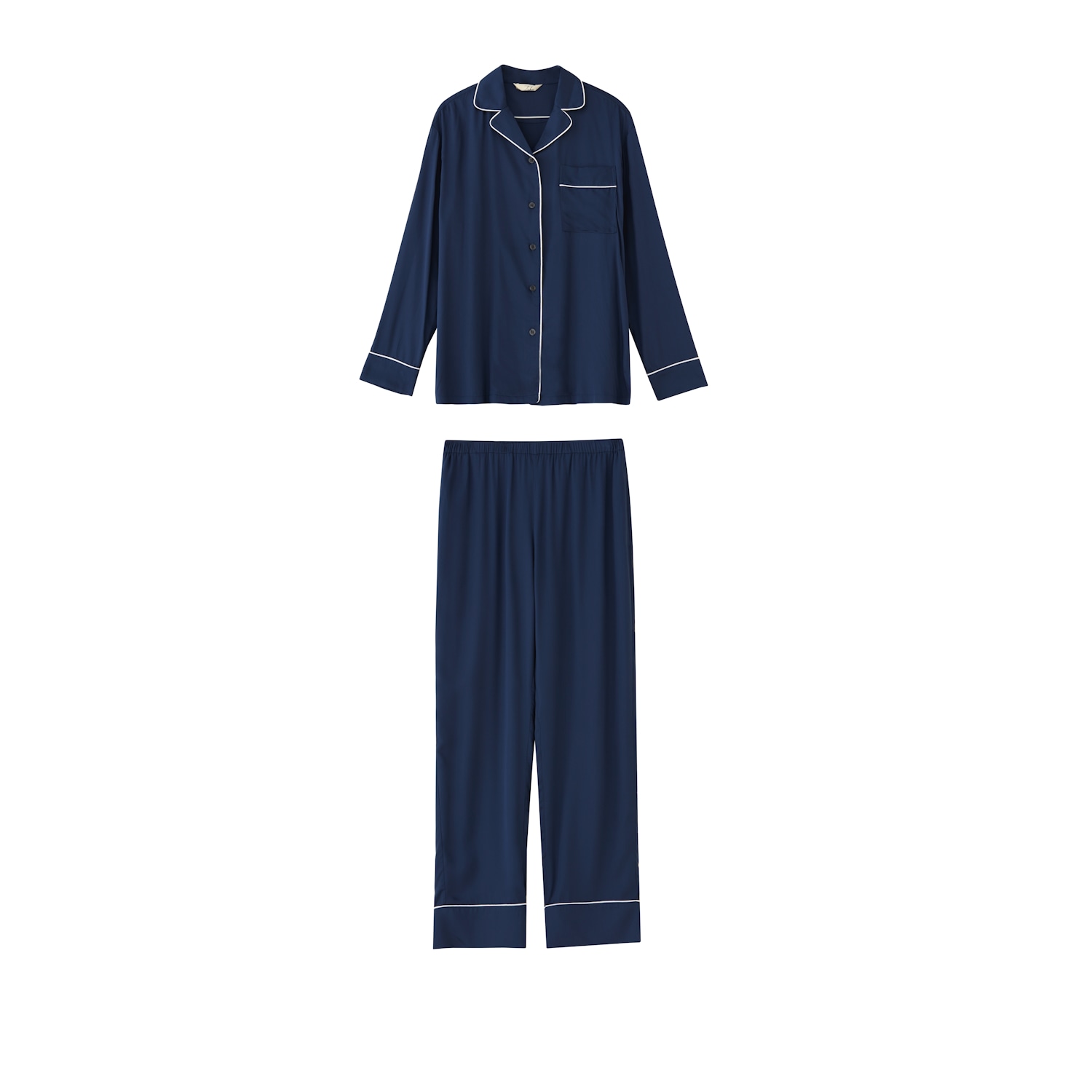 Women’s Comfort Bamboo Pajama Set - Blue Small Notlabeled