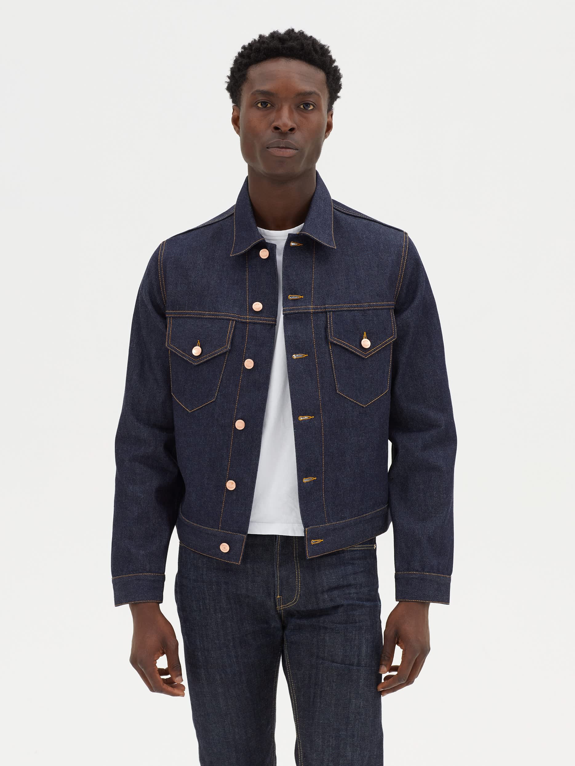 【MASU】INDIGO VELVET TRUCKER JACKET MASU indigo velvet trucker jacket