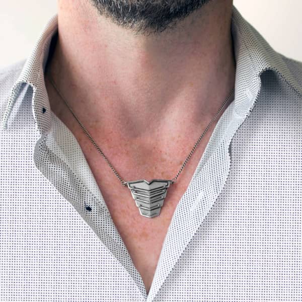GUCCI MEN'S ROMEO NECKLACE - SILVER