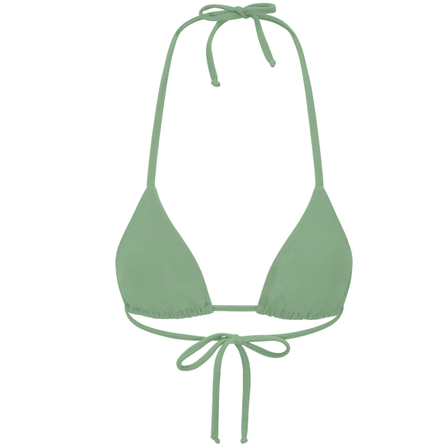 Women's String Bikini Top - Green | Small | Blake Swimwear