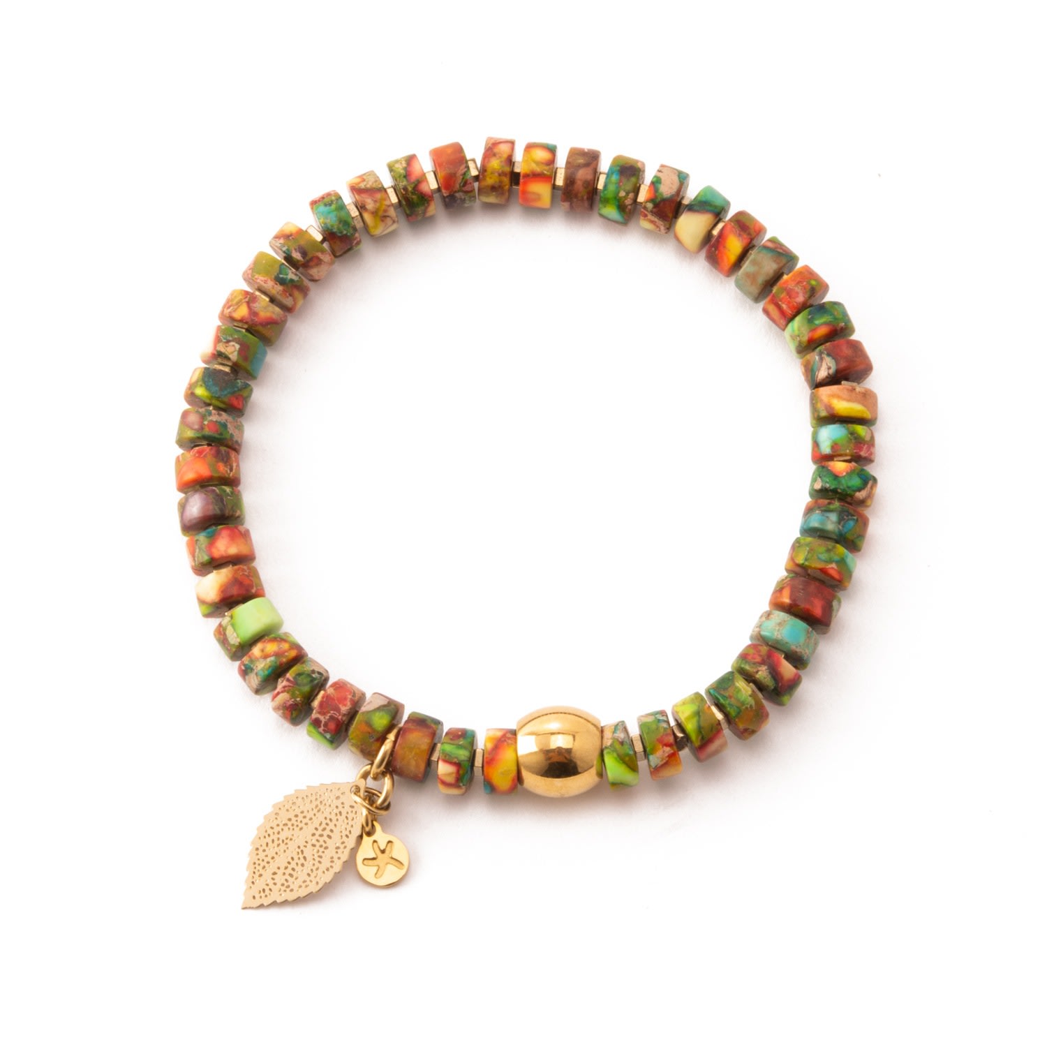 Starfish Project Women's Neutrals Sedona Stretch Bracelet In Orange