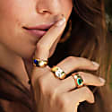 Minnie Lane Zelda Ring With Emerald In Zelda