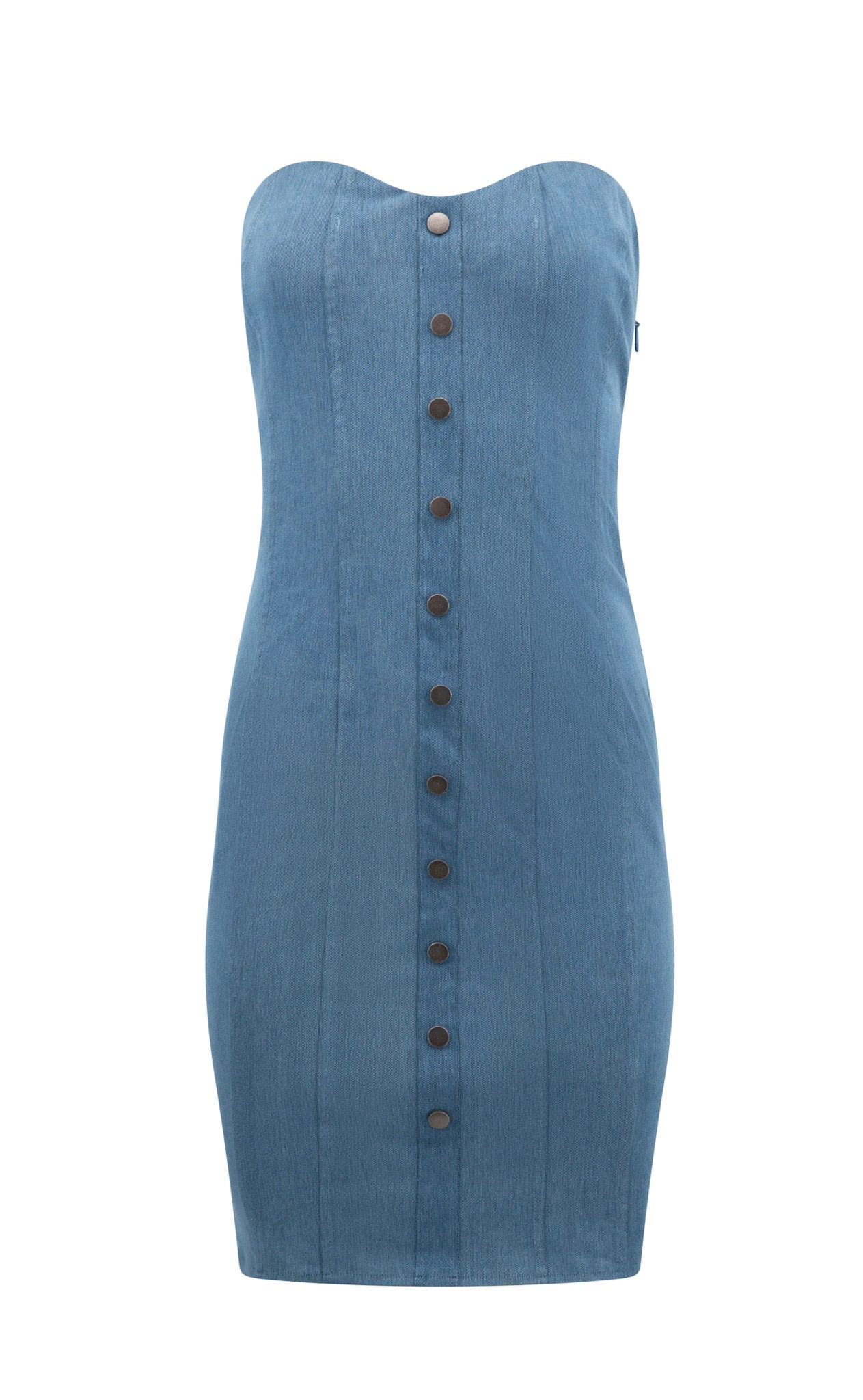 Women’s Blue Denim Dress Small Summer Wren