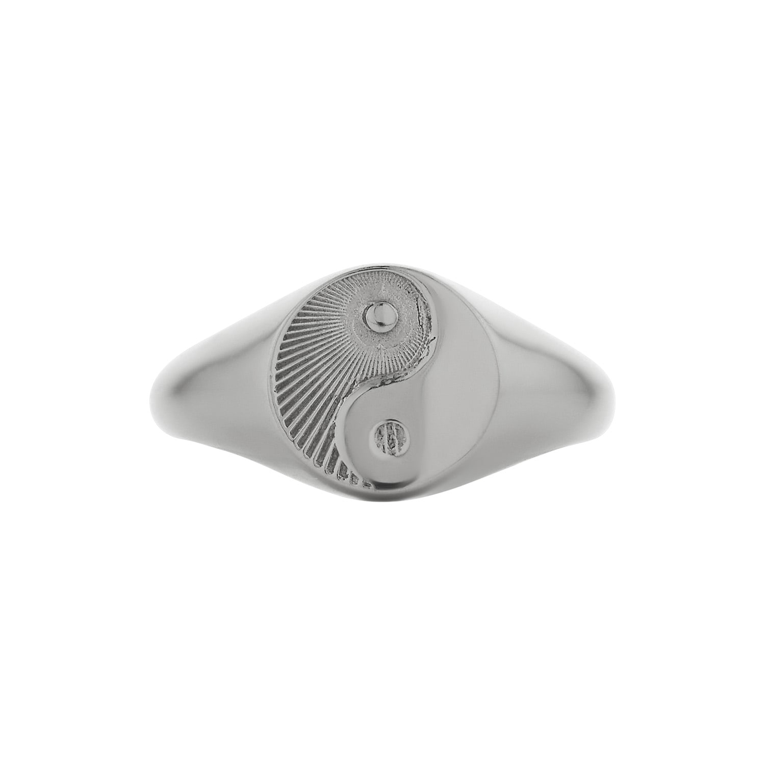 Zoe And Morgan Women's Yin Yang Ring Silver