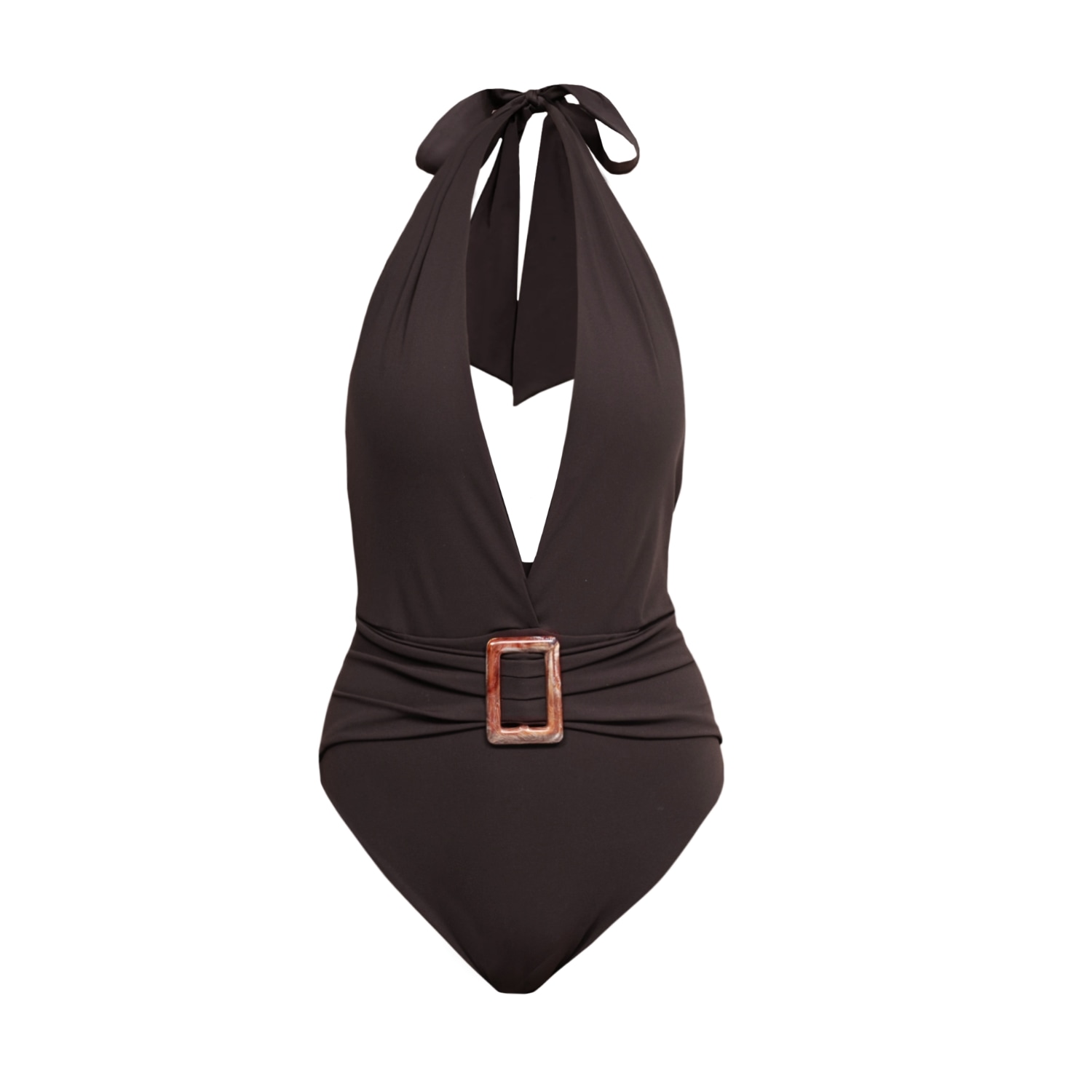 Women's Nada Swimsuit Brown | Small | Kikki-G Swimwear