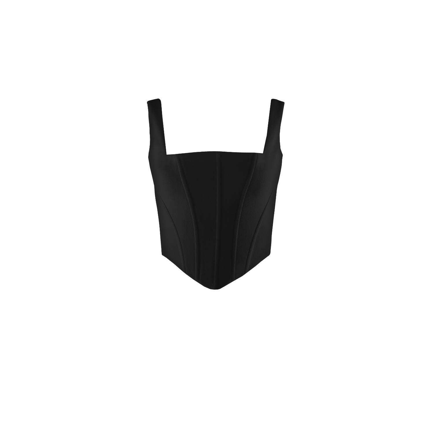 Vestiaire D'un Oiseau Libre Women's Black Cashmere Corset In Black