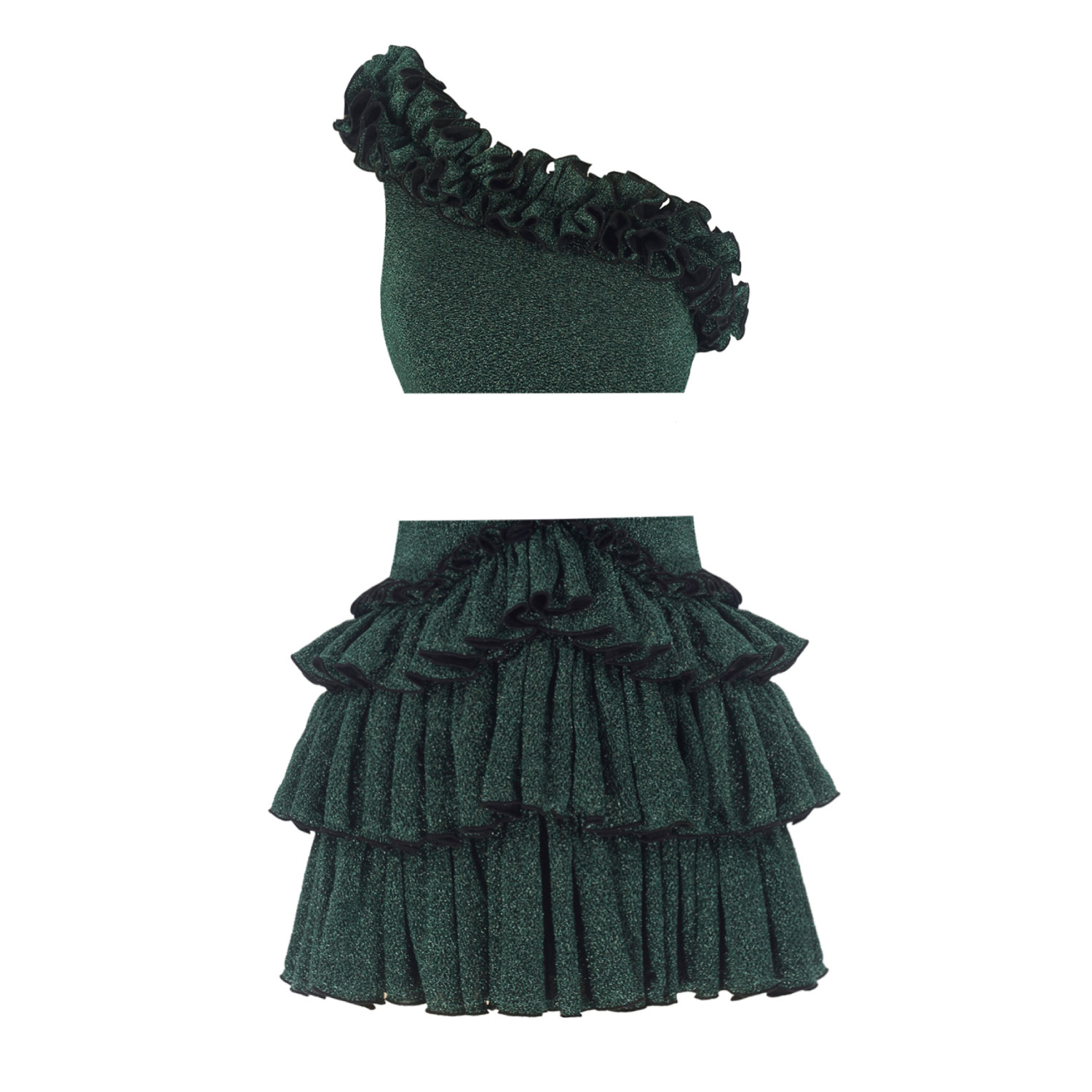 Nur Karaata Bellano Alexis Sparkle Green Set