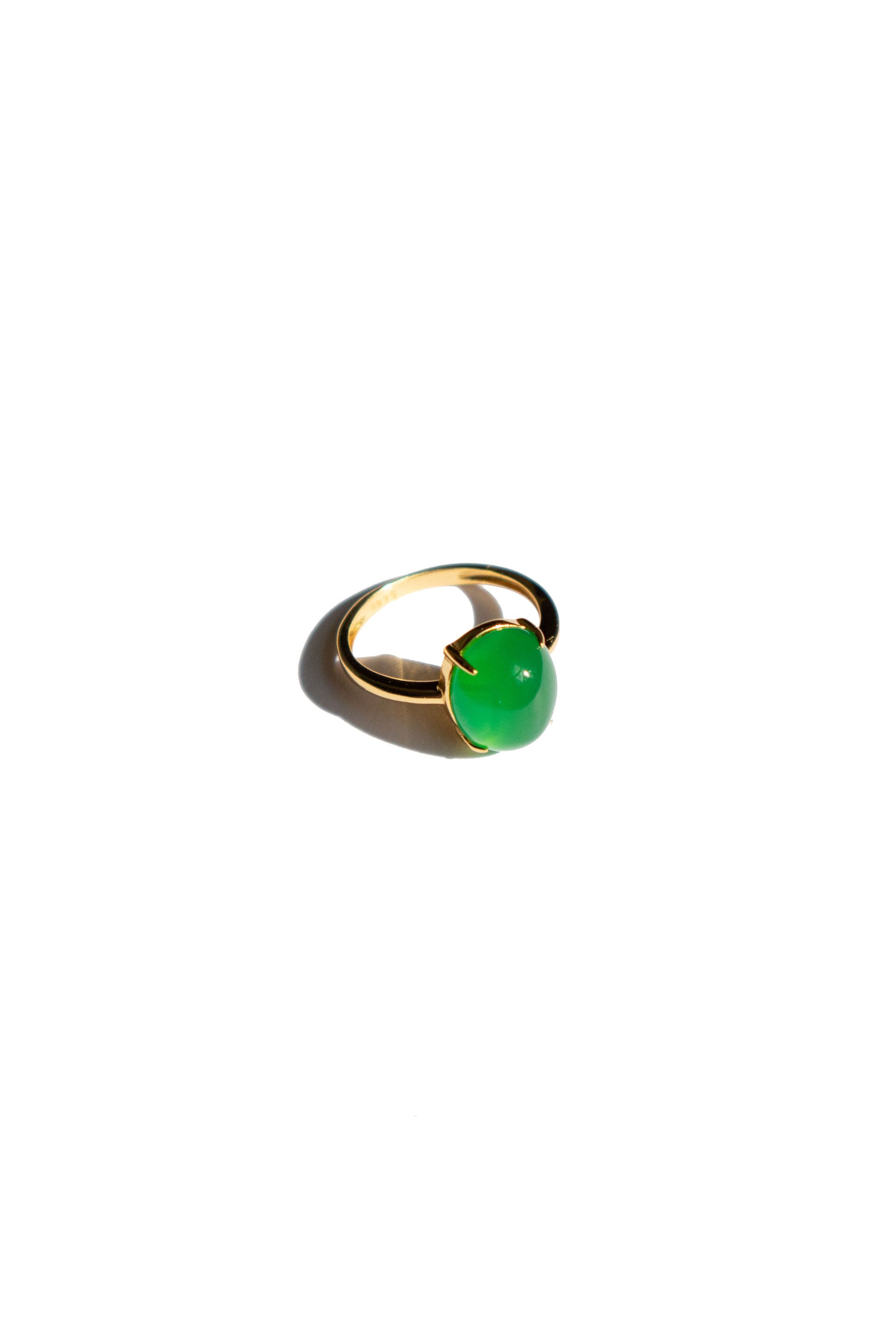 Women’s Dew Green Jade Stone Ring Seree