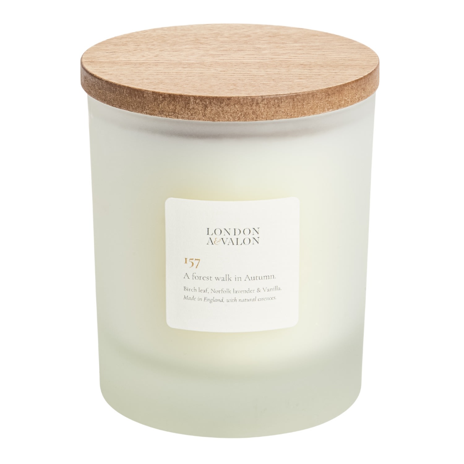 London & Avalon White Birch Leaf, Norfolk Lavender & Vanilla Candle