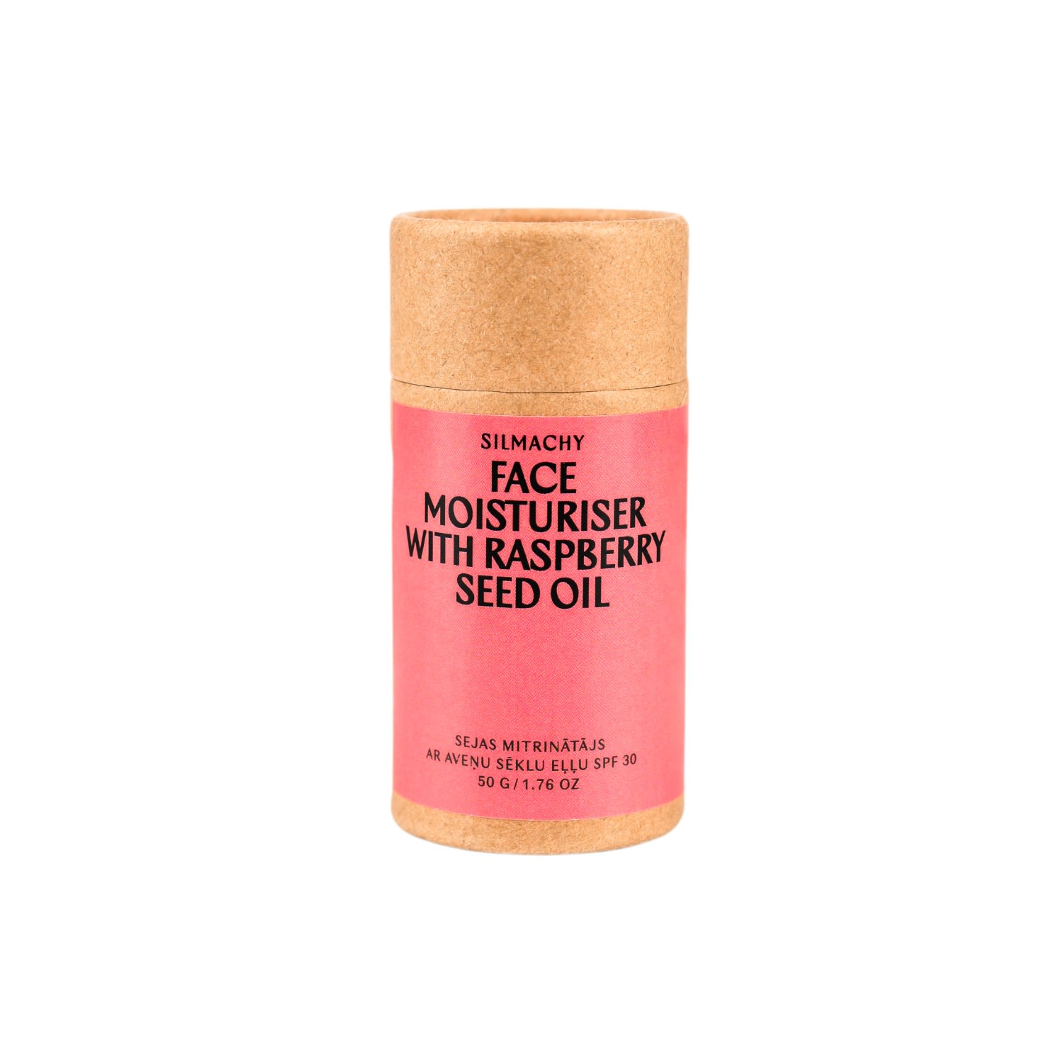 Silmachy Cosmetics Pink Face Moisturiser With Raspberry Seed Oil With Spf In Pink