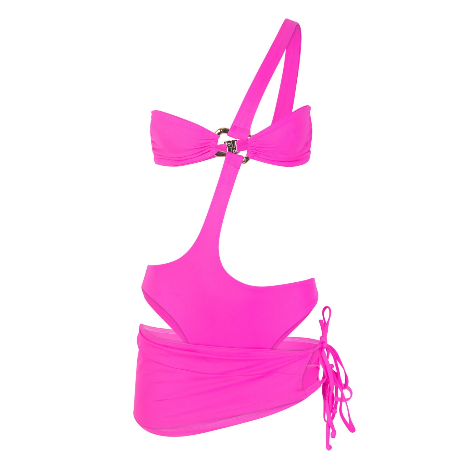 The Delarose Sisters Women's Pink Ruby Rosa One-piece And Cover-up In Pink