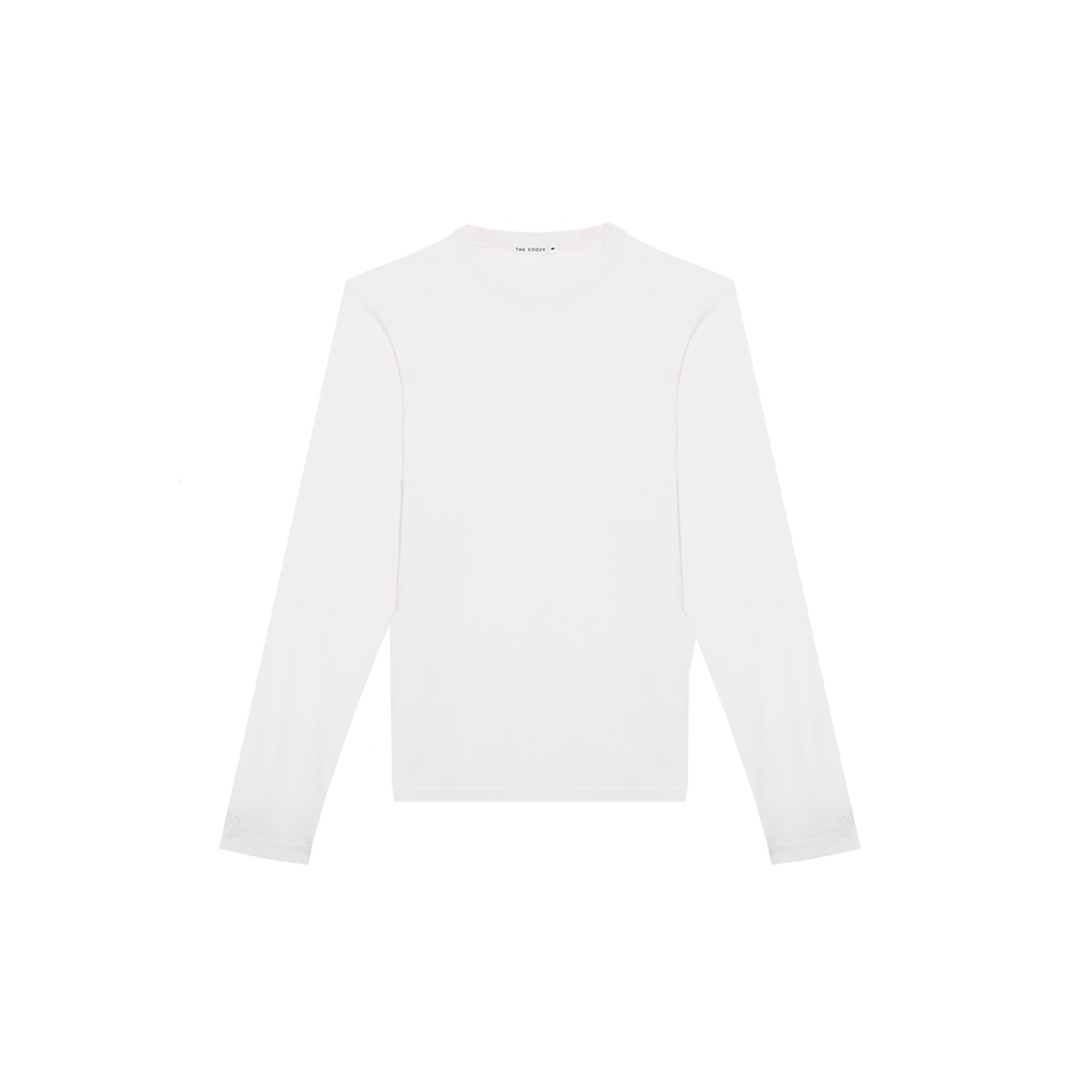 Men's Nate Long Sleeve In Cotton Pg In White | Small | The Koozy