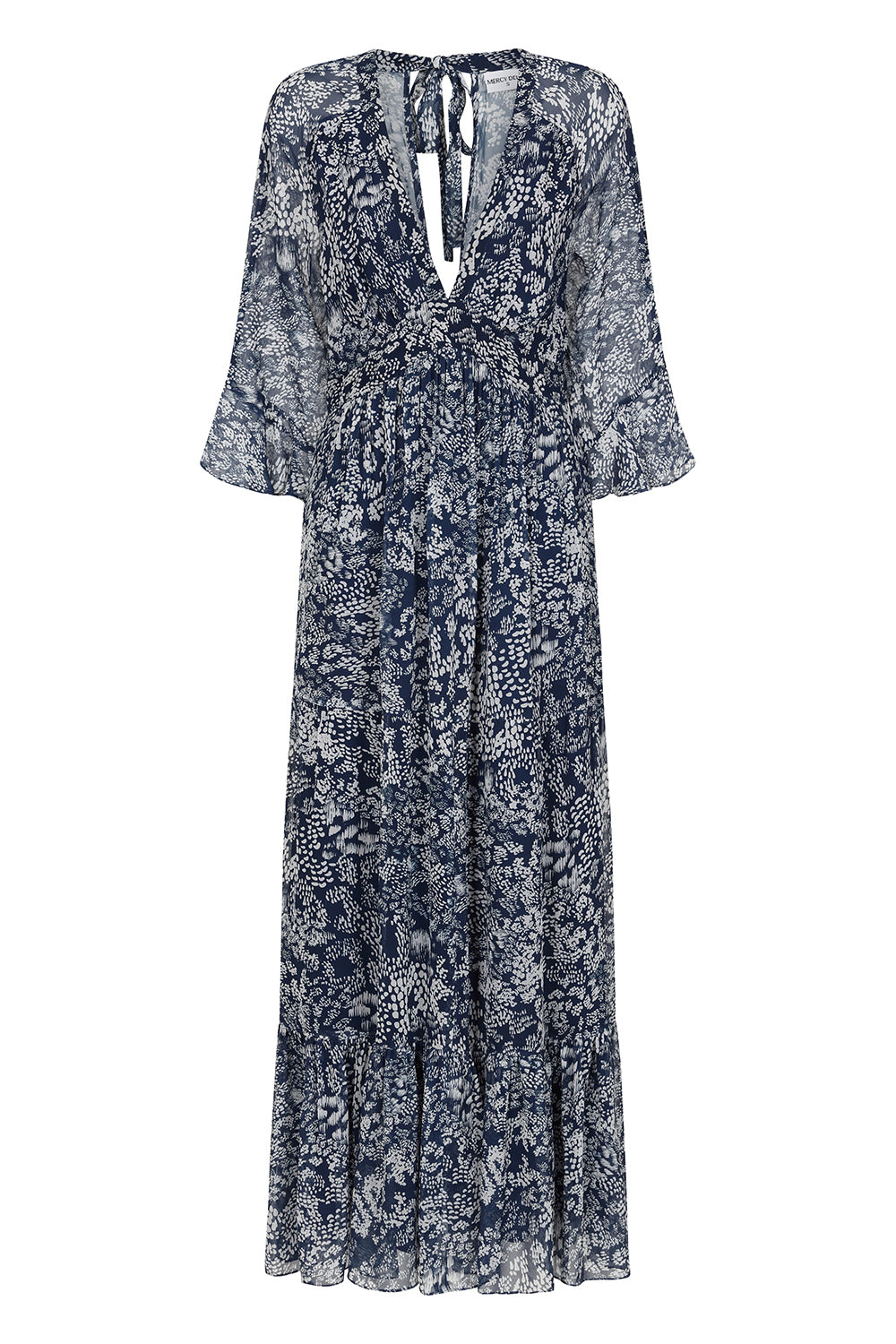 Women's Blue Tarn Capri Azure Dress | Large | Mercy Delta