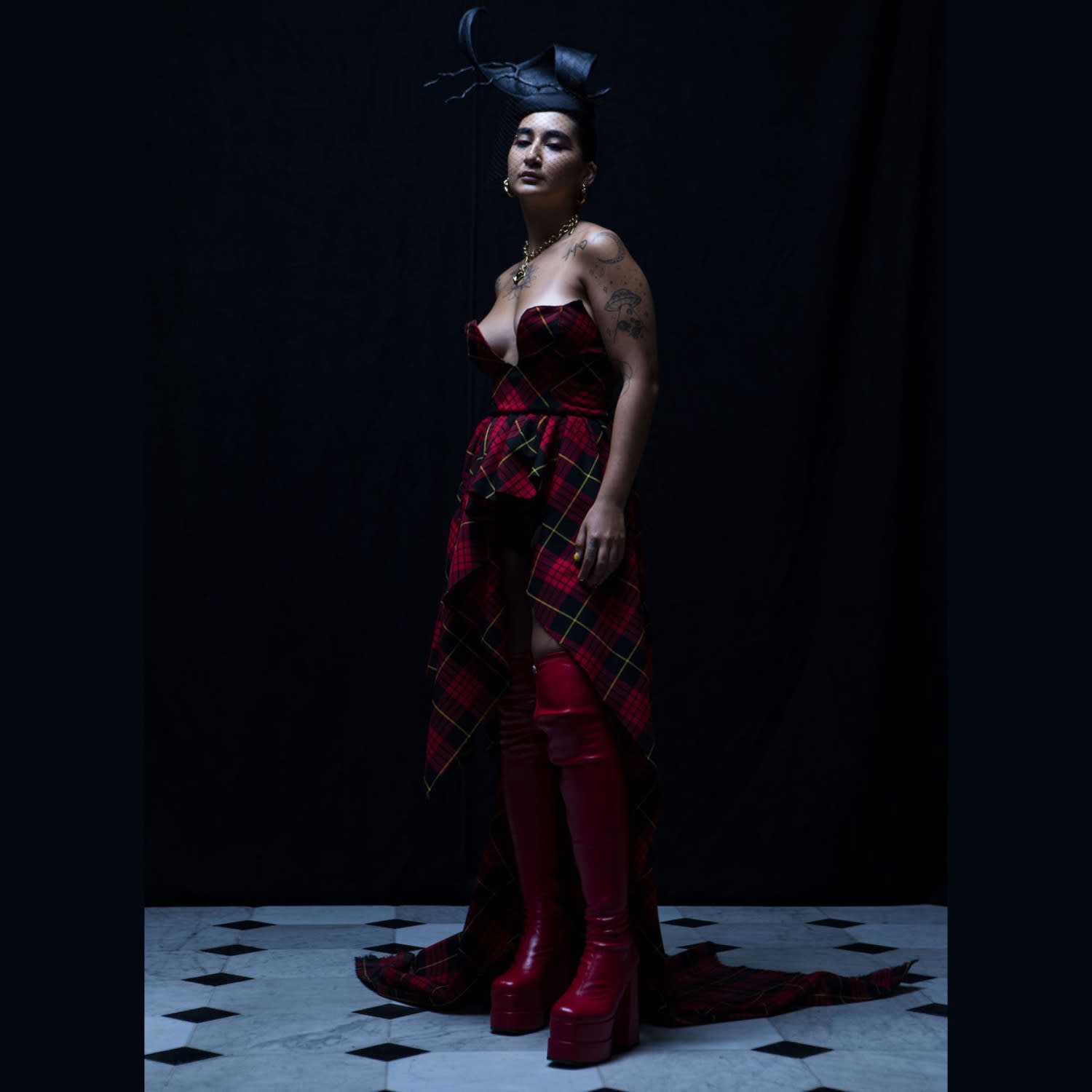 chinese dress ladies The Novella Dress in Red Plaid | Women's Dresses