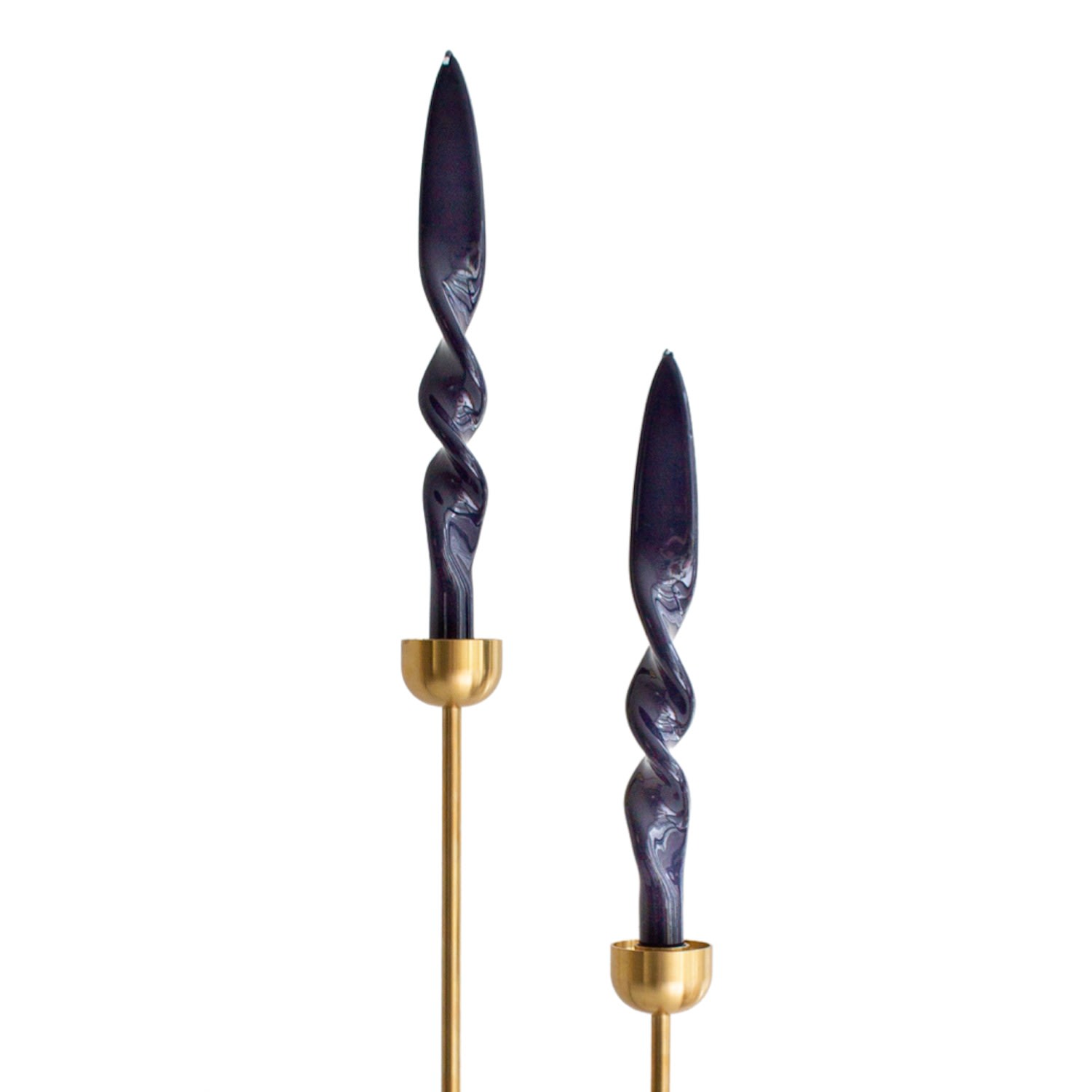 Blue Sapphire Taper Candle Set The Parmatile Shop